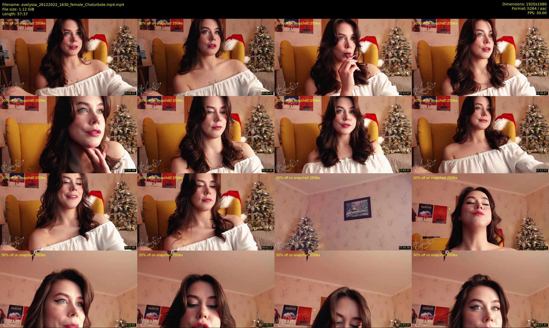 avelyssa — 58 minute Chaturbate female cam show recording, 1080p, Dec 26, 2022