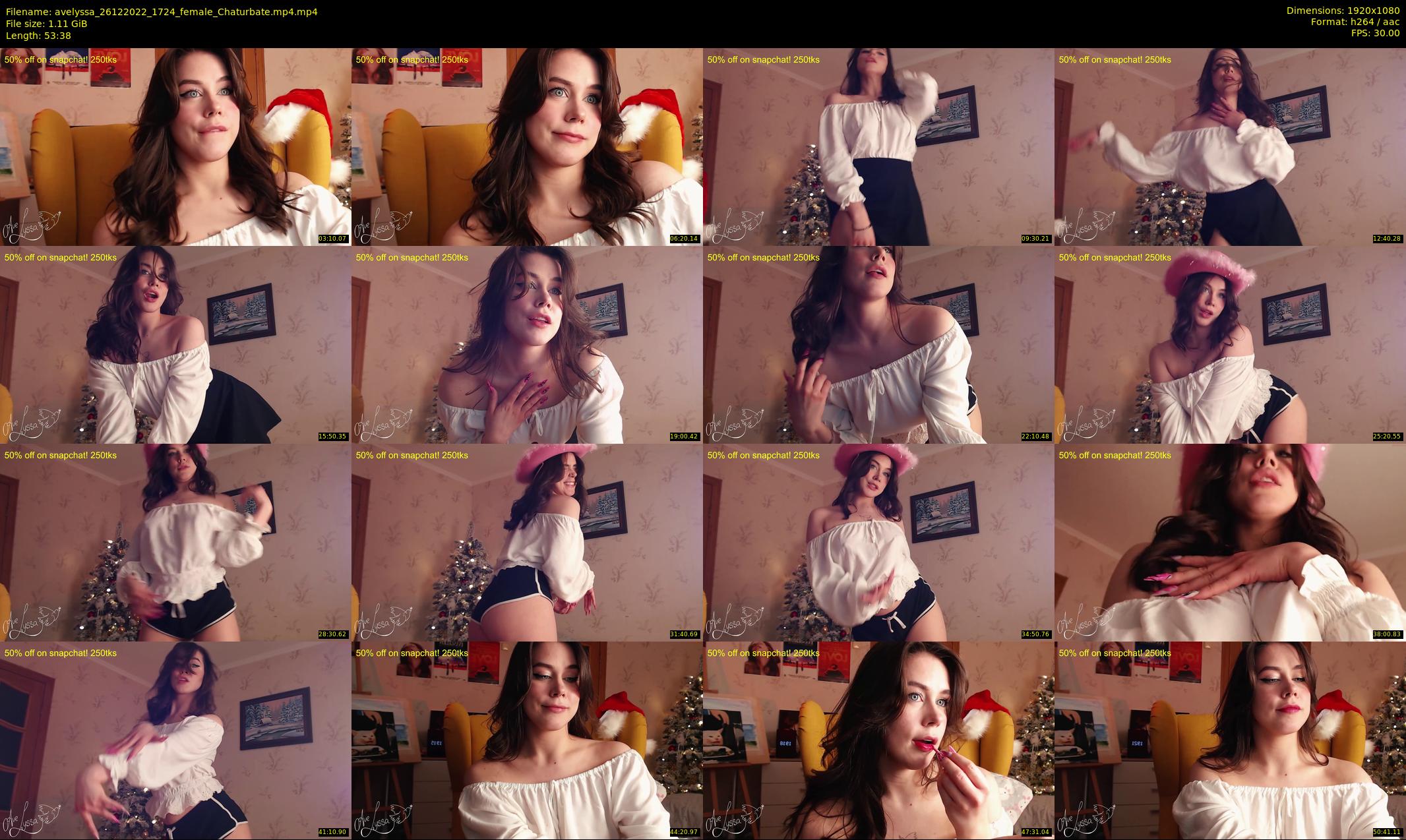 avelyssa — 54 minute Chaturbate female cam show recording, 1080p, Dec 26, 2022