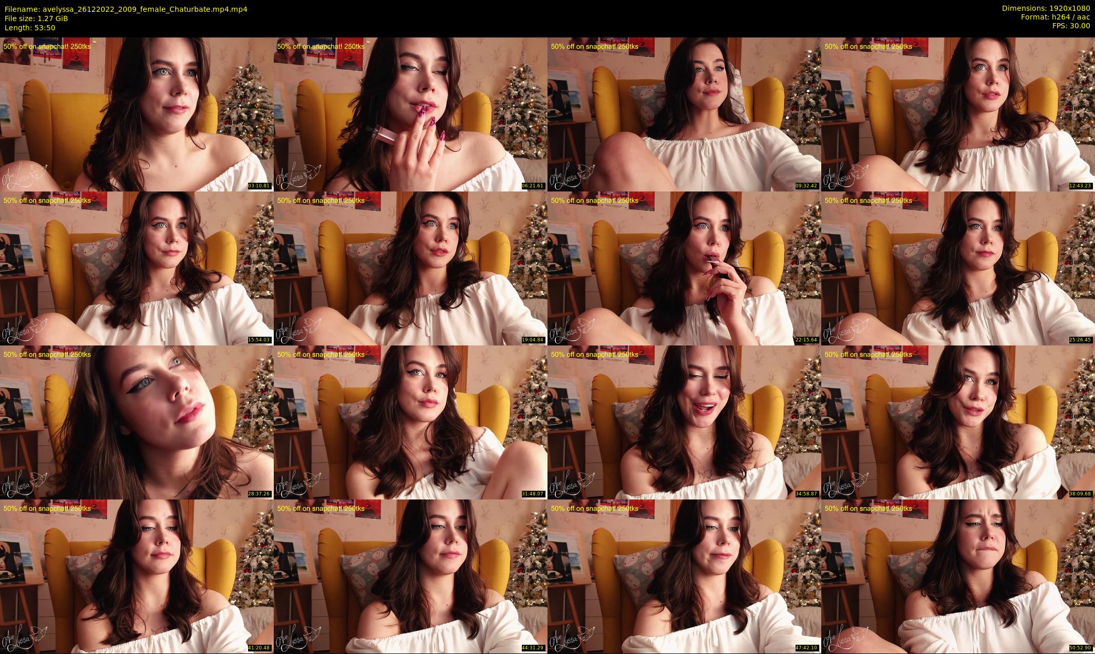 avelyssa — 54 minute Chaturbate female cam show recording, 1080p, Dec 26, 2022