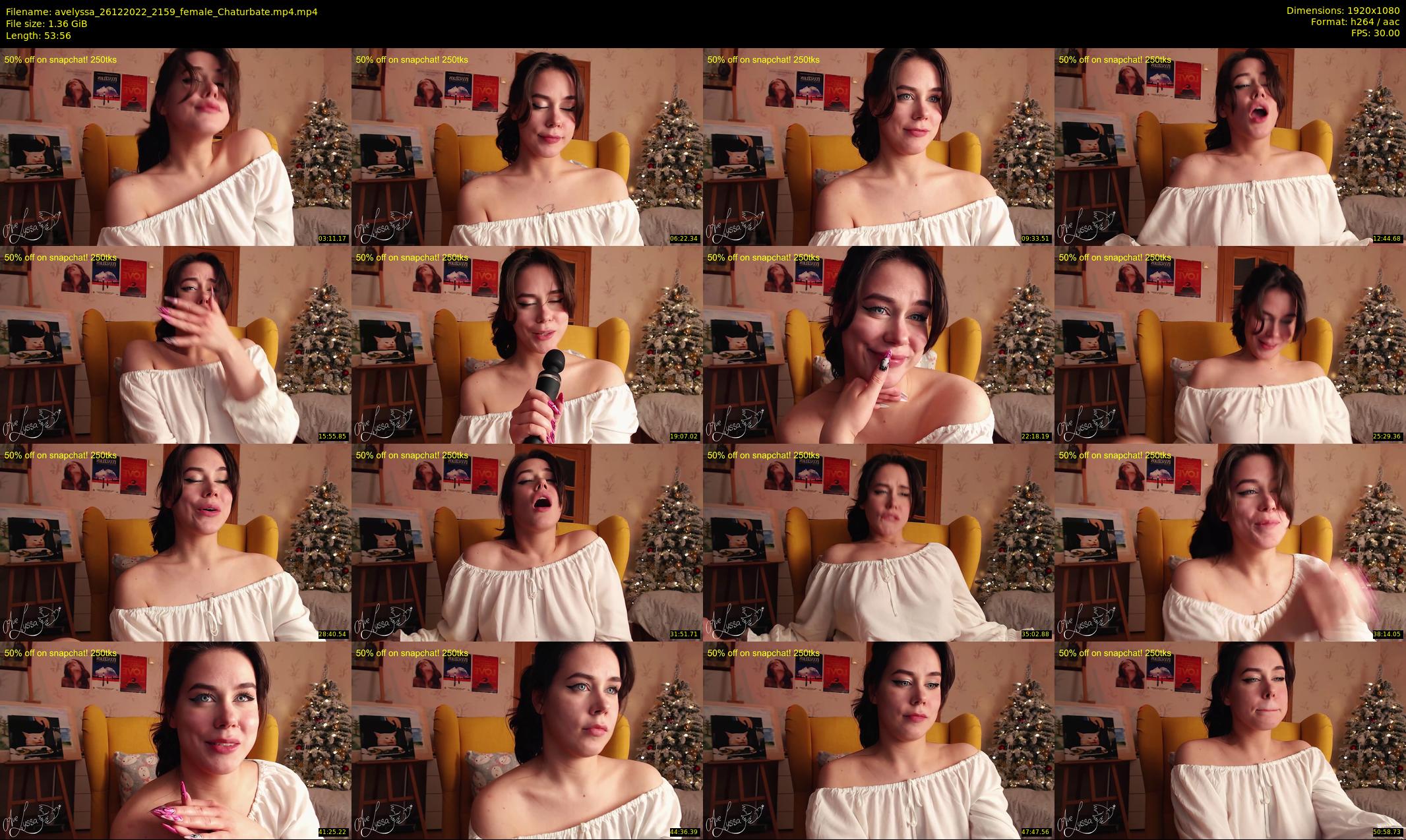 avelyssa — 54 minute Chaturbate female cam show recording, 1080p, Dec 26, 2022