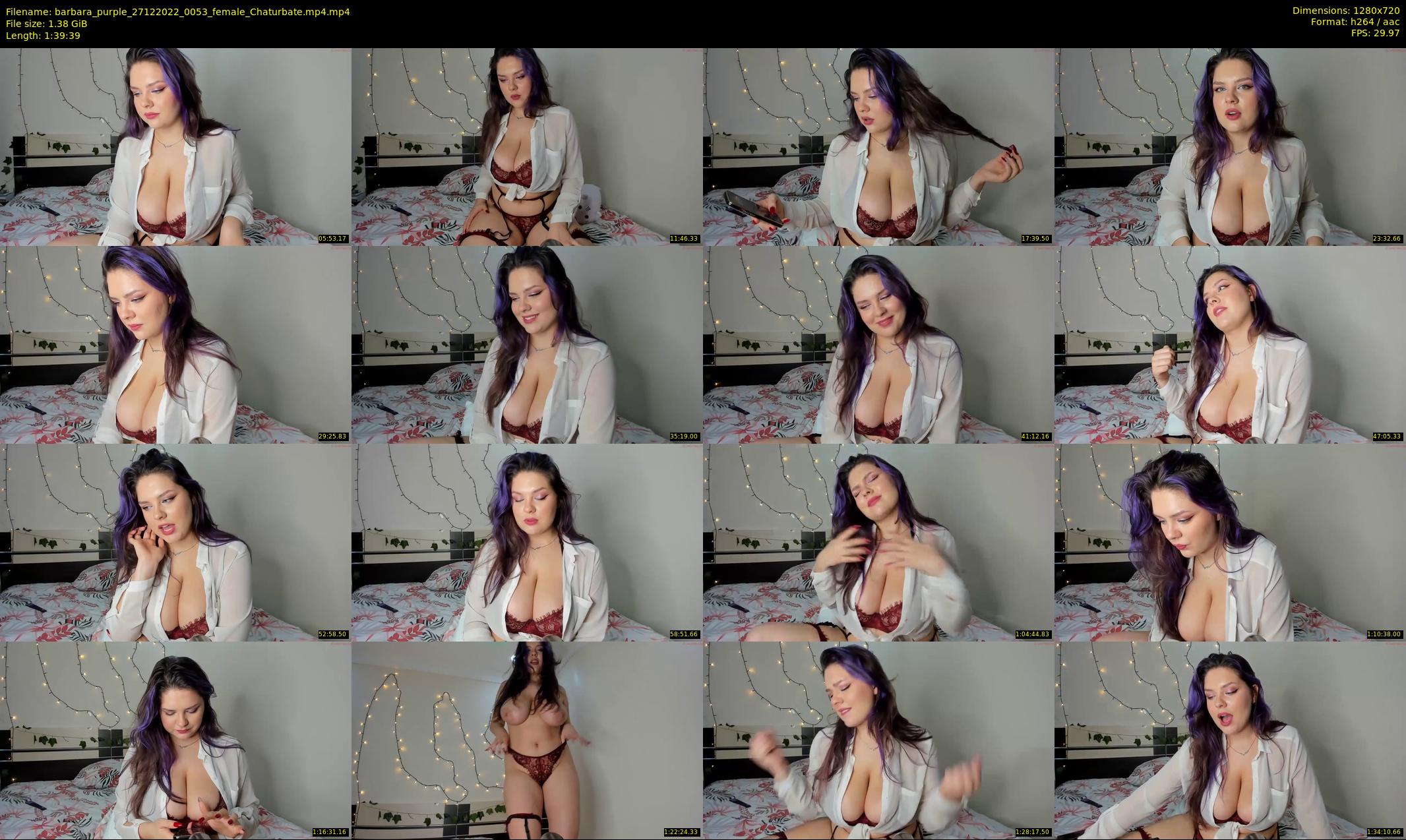 barbara_purple — 100 minute Chaturbate female cam show recording, 720p, Dec 27, 2022