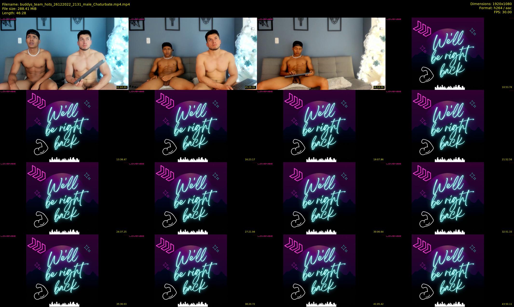 buddys_team_hots — 47 minute Chaturbate couple cam show recording, 1080p, Dec 26, 2022