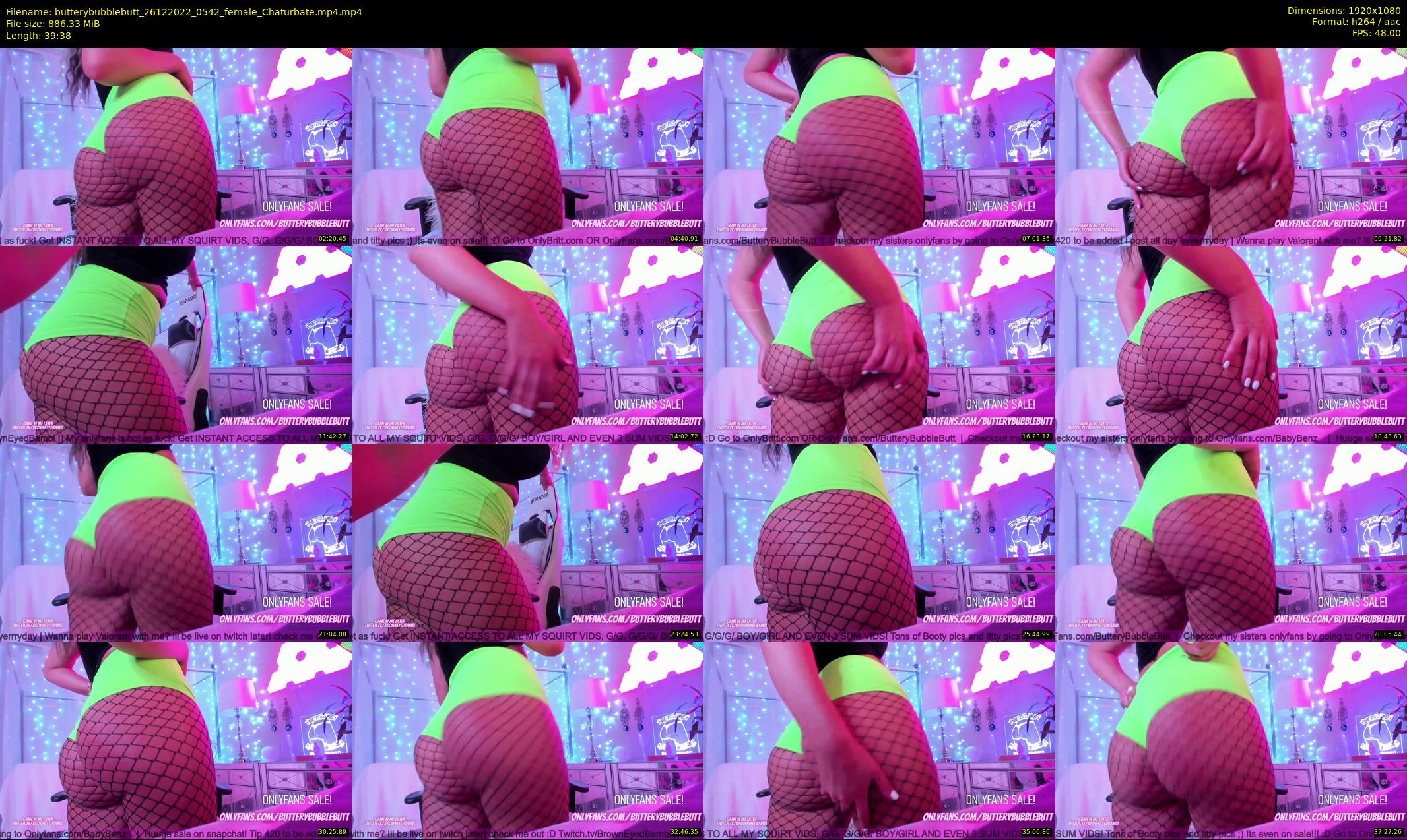 butterybubblebutt — 40 minute Chaturbate couple cam show recording, 1080p, Dec 26, 2022