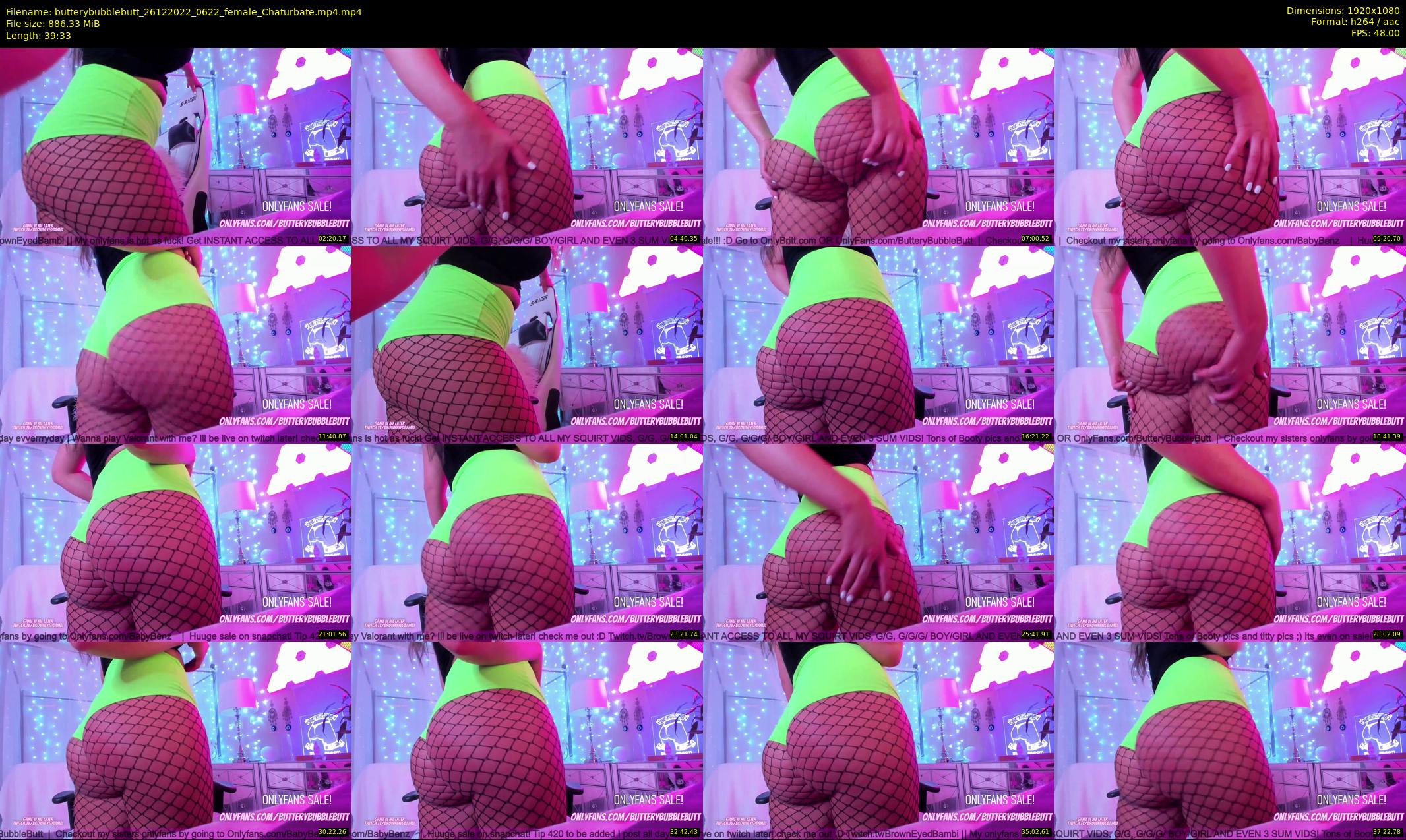 butterybubblebutt — 40 minute Chaturbate couple cam show recording, 1080p, Dec 26, 2022