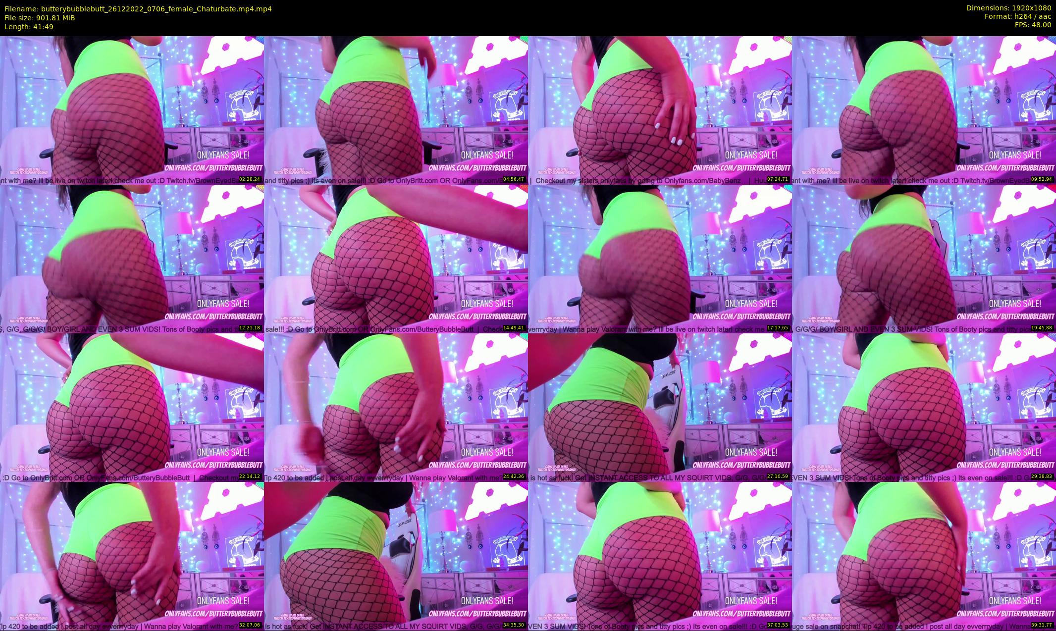 butterybubblebutt — 42 minute Chaturbate couple cam show recording, 1080p, Dec 26, 2022