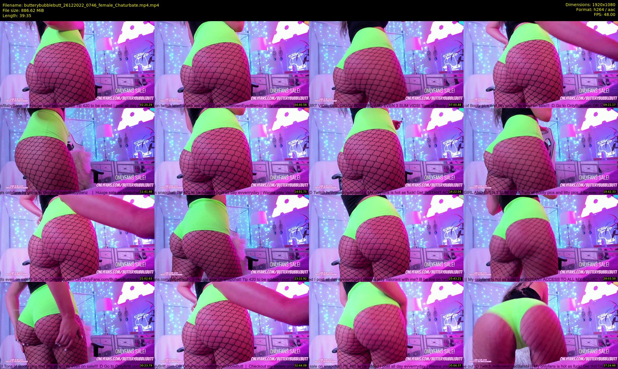 butterybubblebutt — 40 minute Chaturbate couple cam show recording, 1080p, Dec 26, 2022