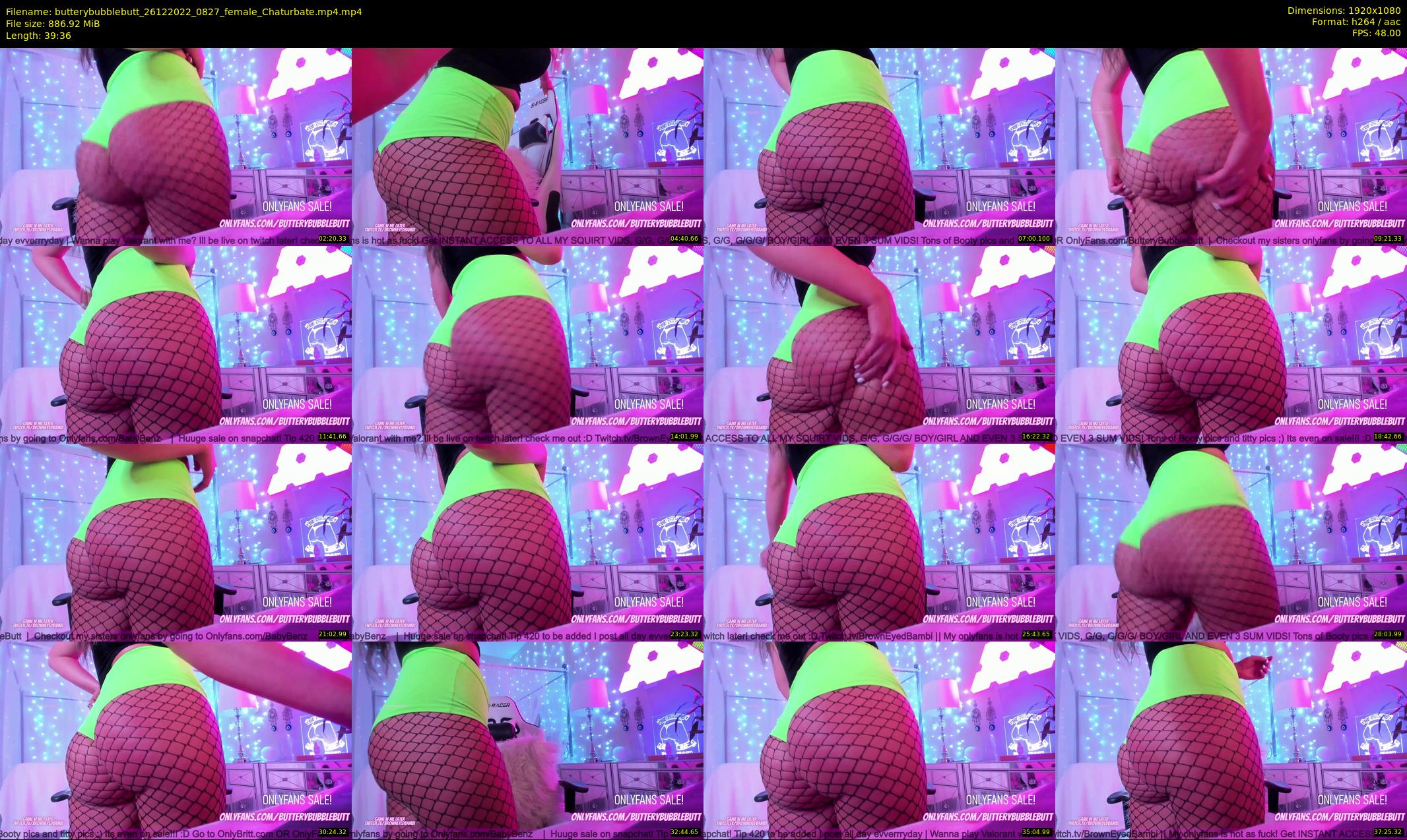 butterybubblebutt — 40 minute Chaturbate couple cam show recording, 1080p, Dec 26, 2022