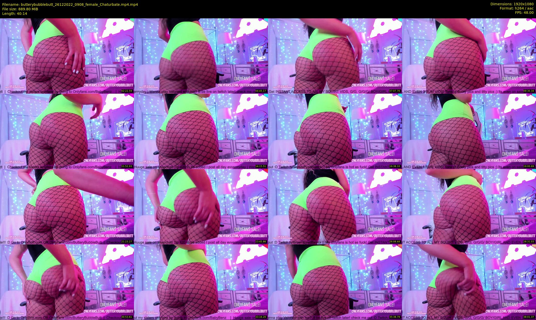 butterybubblebutt — 41 minute Chaturbate couple cam show recording, 1080p, Dec 26, 2022