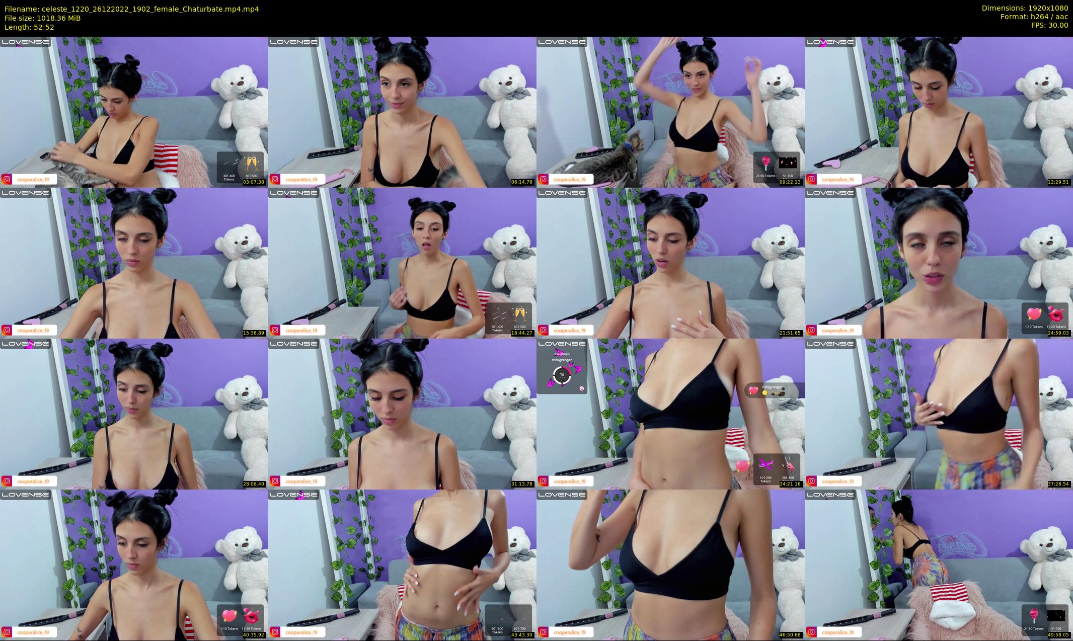 celeste_1220 — 53 minute Chaturbate female cam show recording, 1080p, Dec 26, 2022
