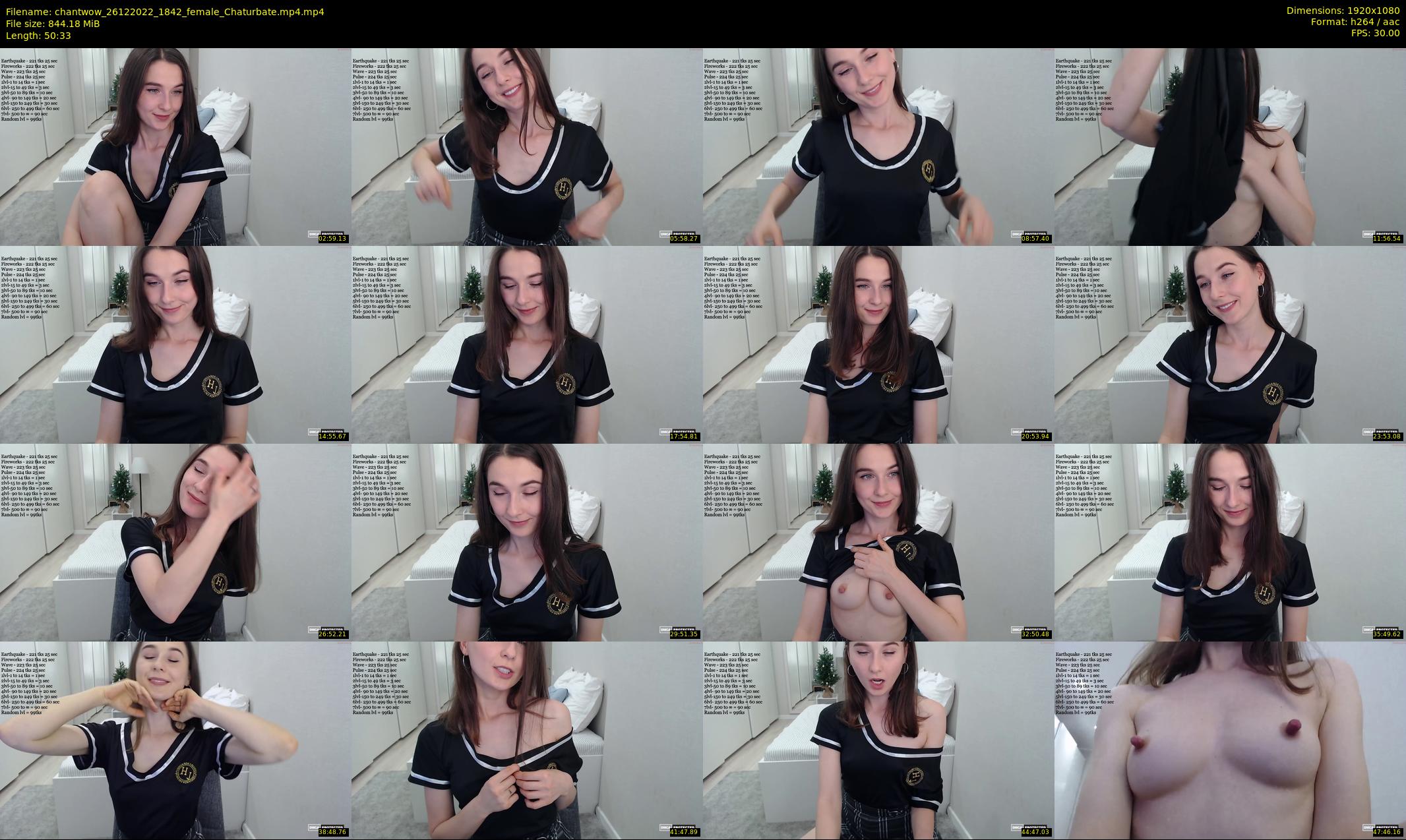 chantwow — 51 minute Chaturbate female cam show recording, 1080p, Dec 26, 2022