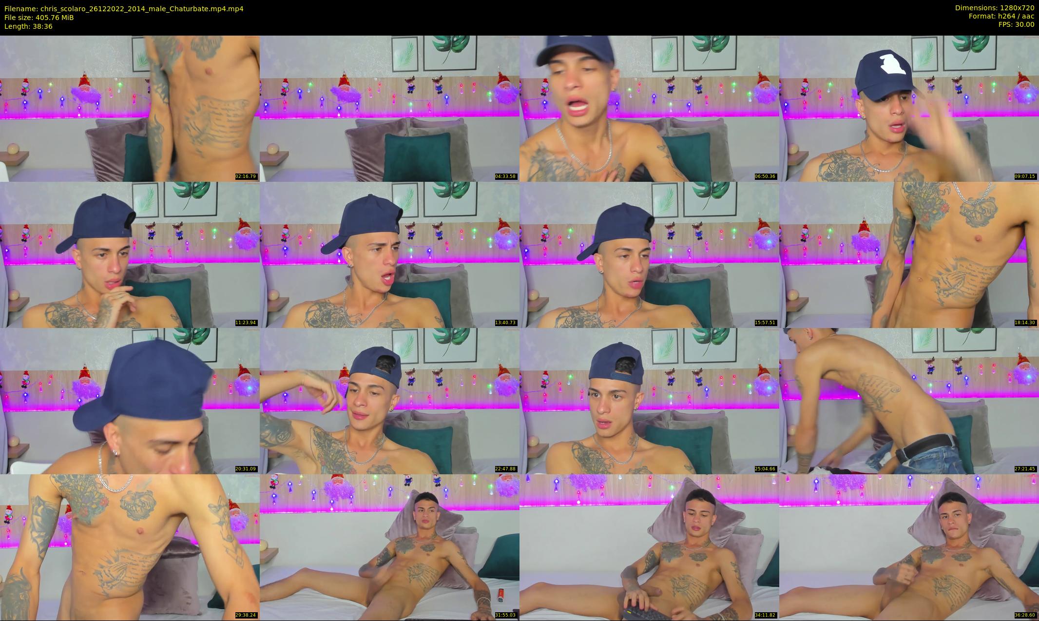 chris_scolaro — 39 minute Chaturbate male cam show recording, 720p, Dec 26, 2022