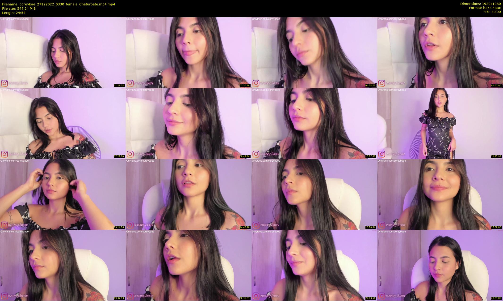coreybae — 25 minute Chaturbate female cam show recording, 1080p, Dec 27, 2022