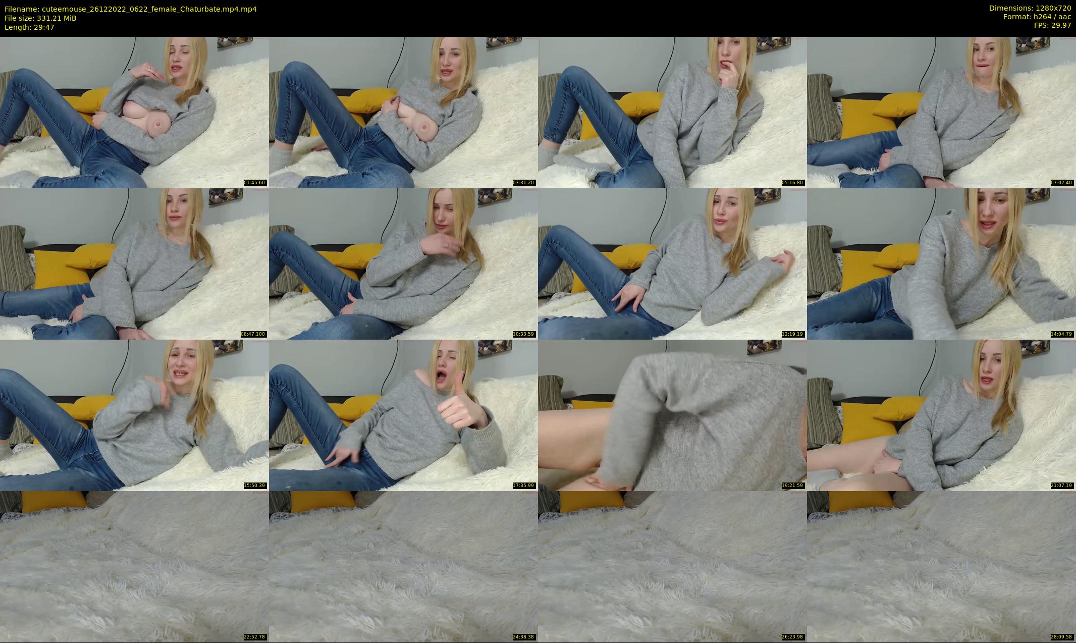 cuteemouse — 30 minute Chaturbate female cam show recording, 720p, Dec 26, 2022