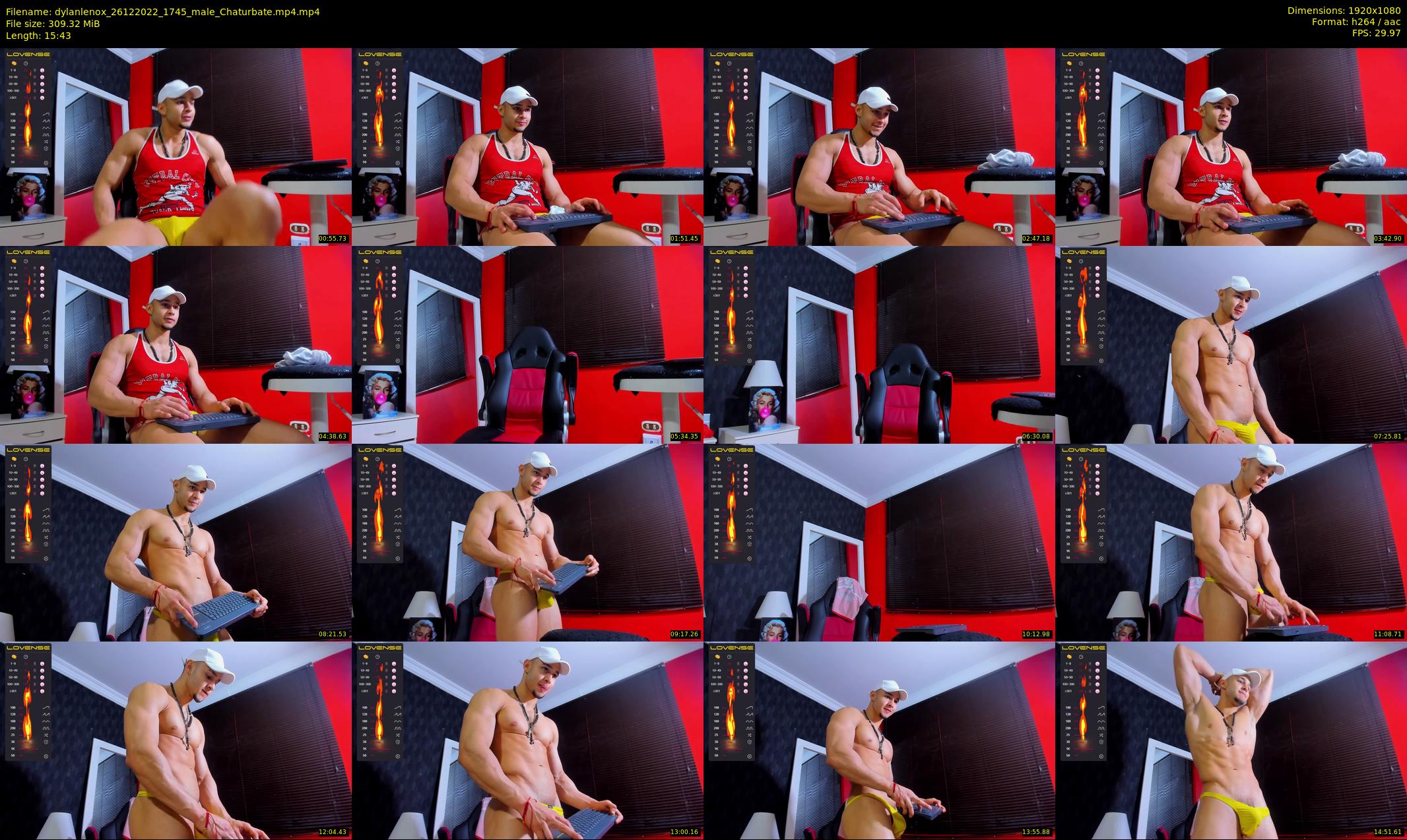 dylanlenox — 16 minute Chaturbate male cam show recording, 1080p, Dec 26, 2022
