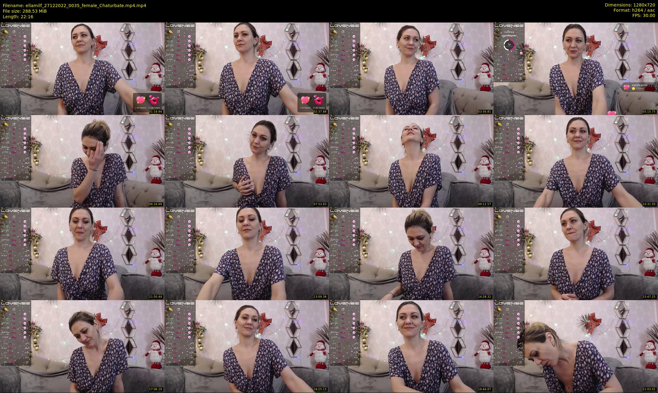 ellamilf — 23 minute Chaturbate female cam show recording, 720p, Dec 27, 2022