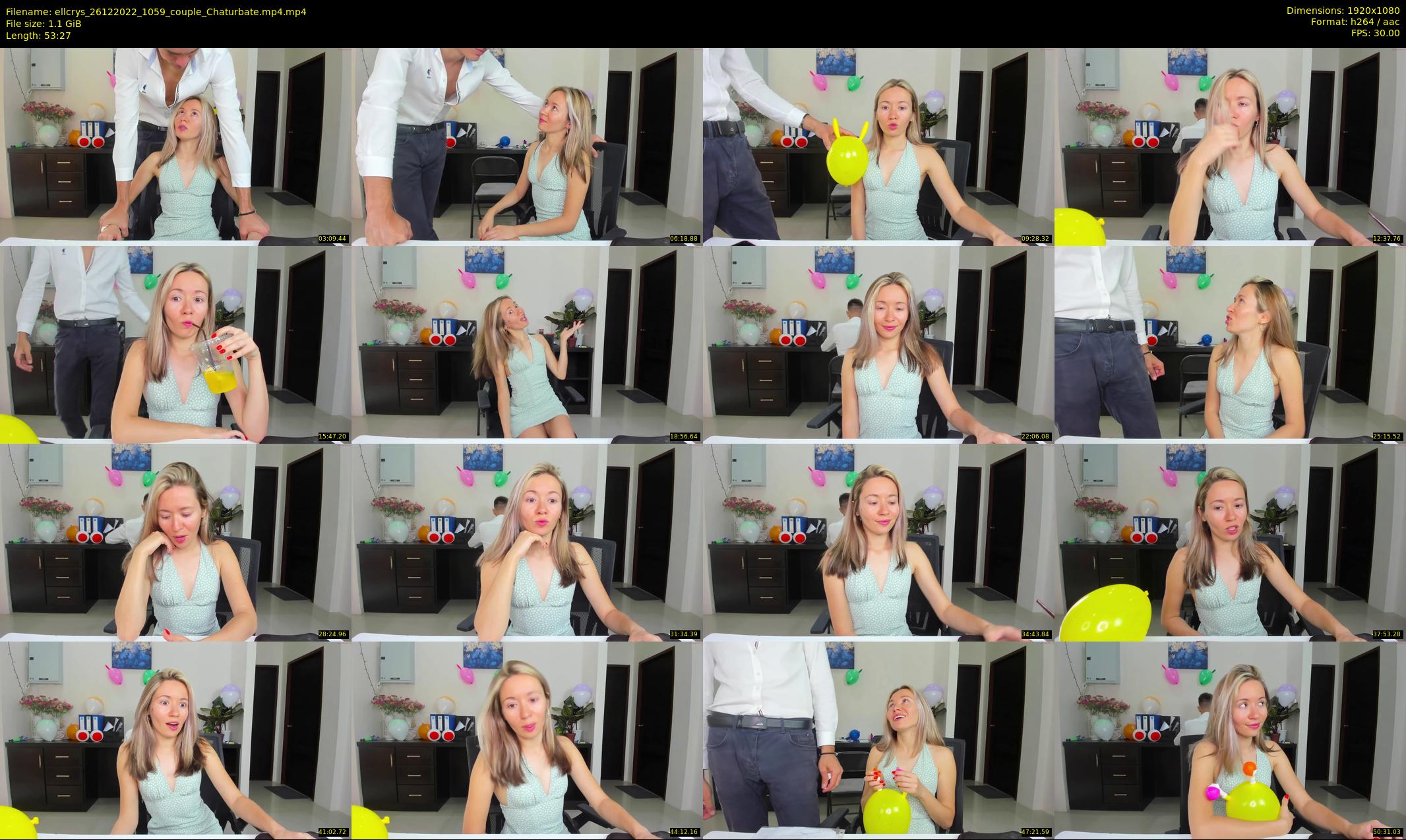 ellcrys — 54 minute Chaturbate couple cam show recording, 1080p, Dec 26, 2022