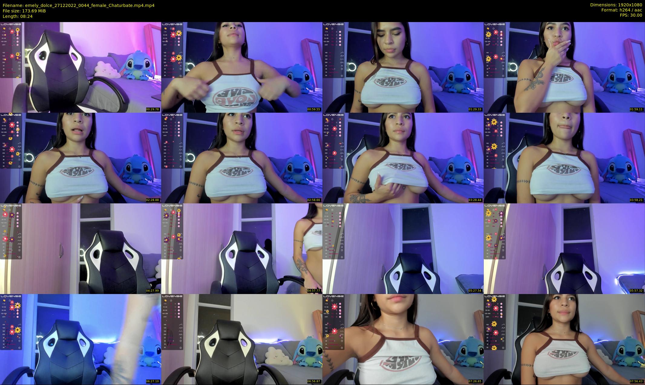 emely_dolce — 9 minute Chaturbate female cam show recording, 1080p, Dec 27, 2022