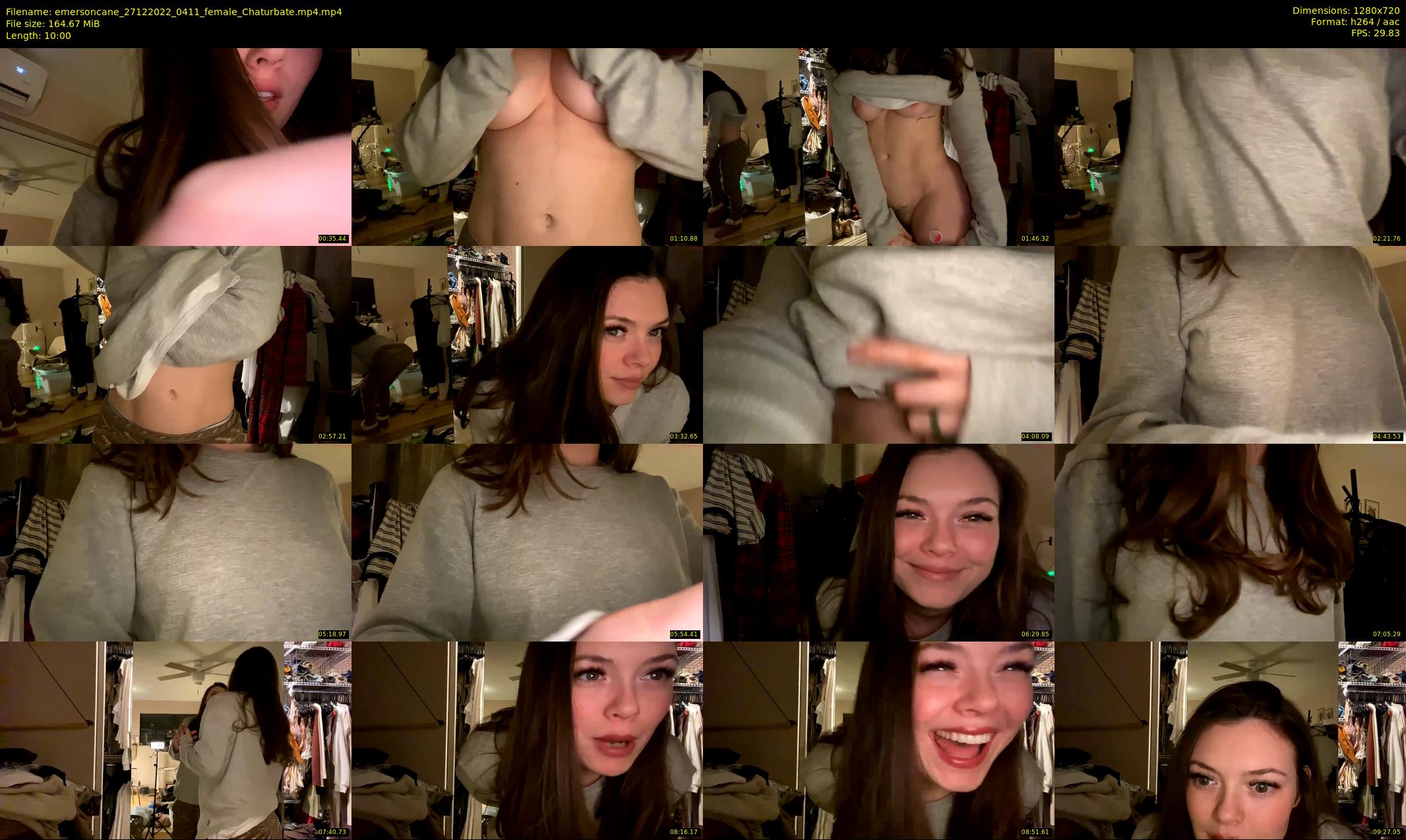 emersoncane — 10 minute Chaturbate female cam show recording, 720p, Dec 27, 2022