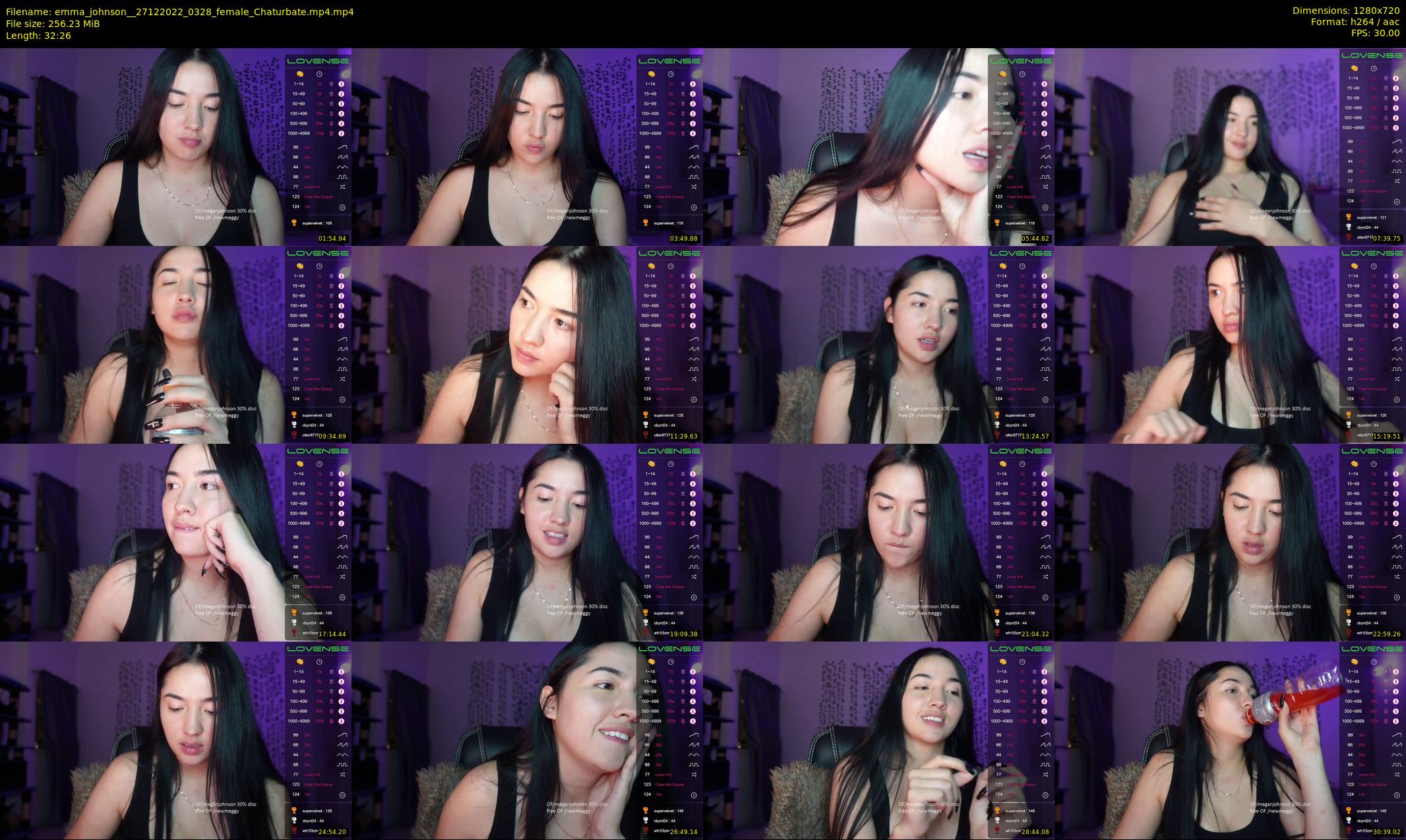 emma_johnson_ — 33 minute Chaturbate female cam show recording, 720p, Dec 27, 2022