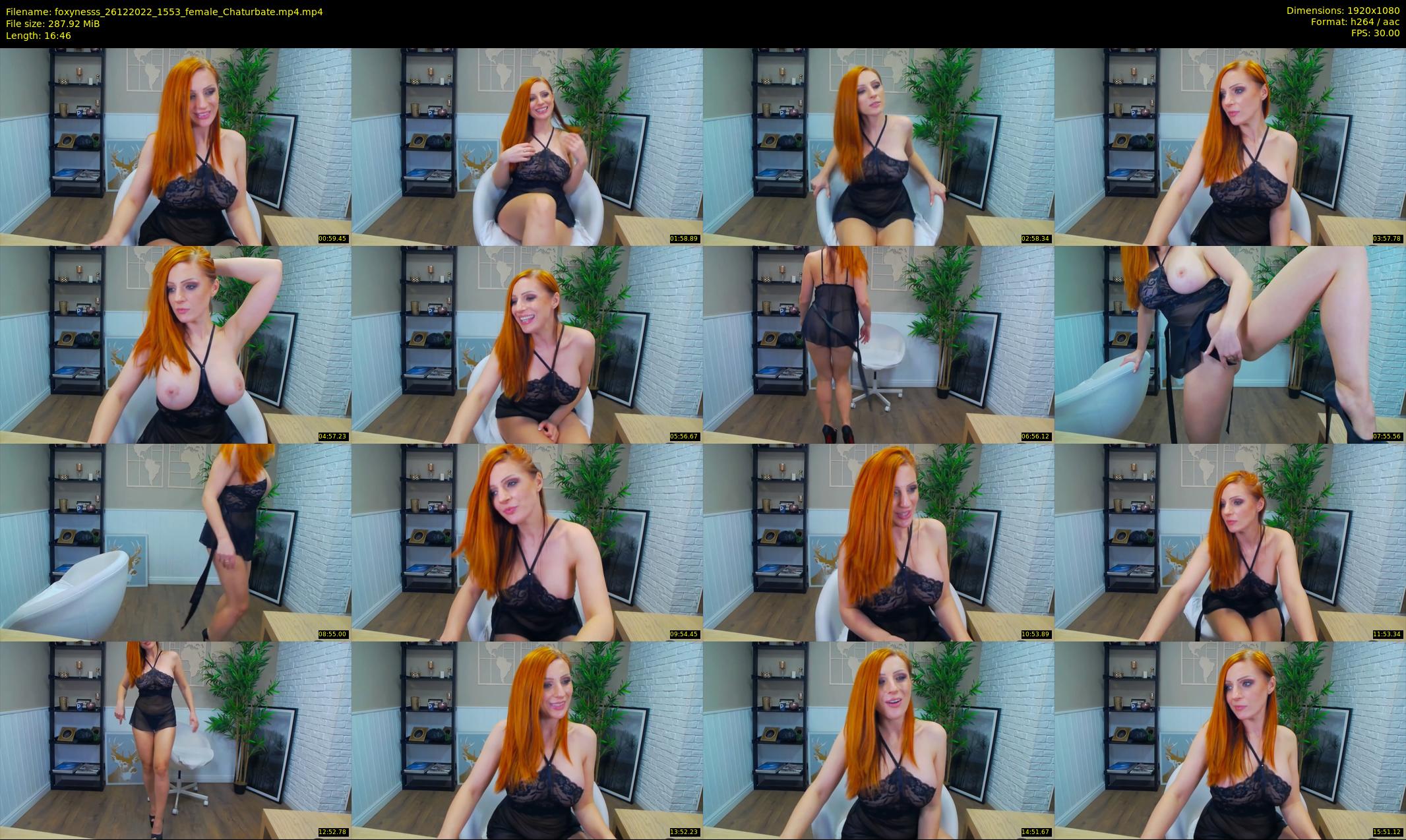 foxynesss — 17 minute Chaturbate female cam show recording, 1080p, Dec 26, 2022