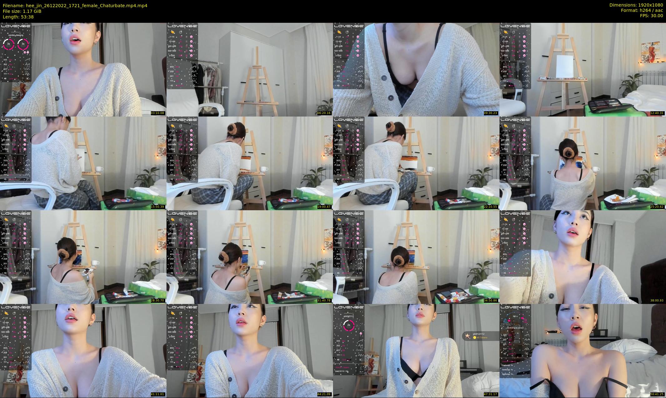 hee_jin — 54 minute Chaturbate female cam show recording, 1080p, Dec 26, 2022