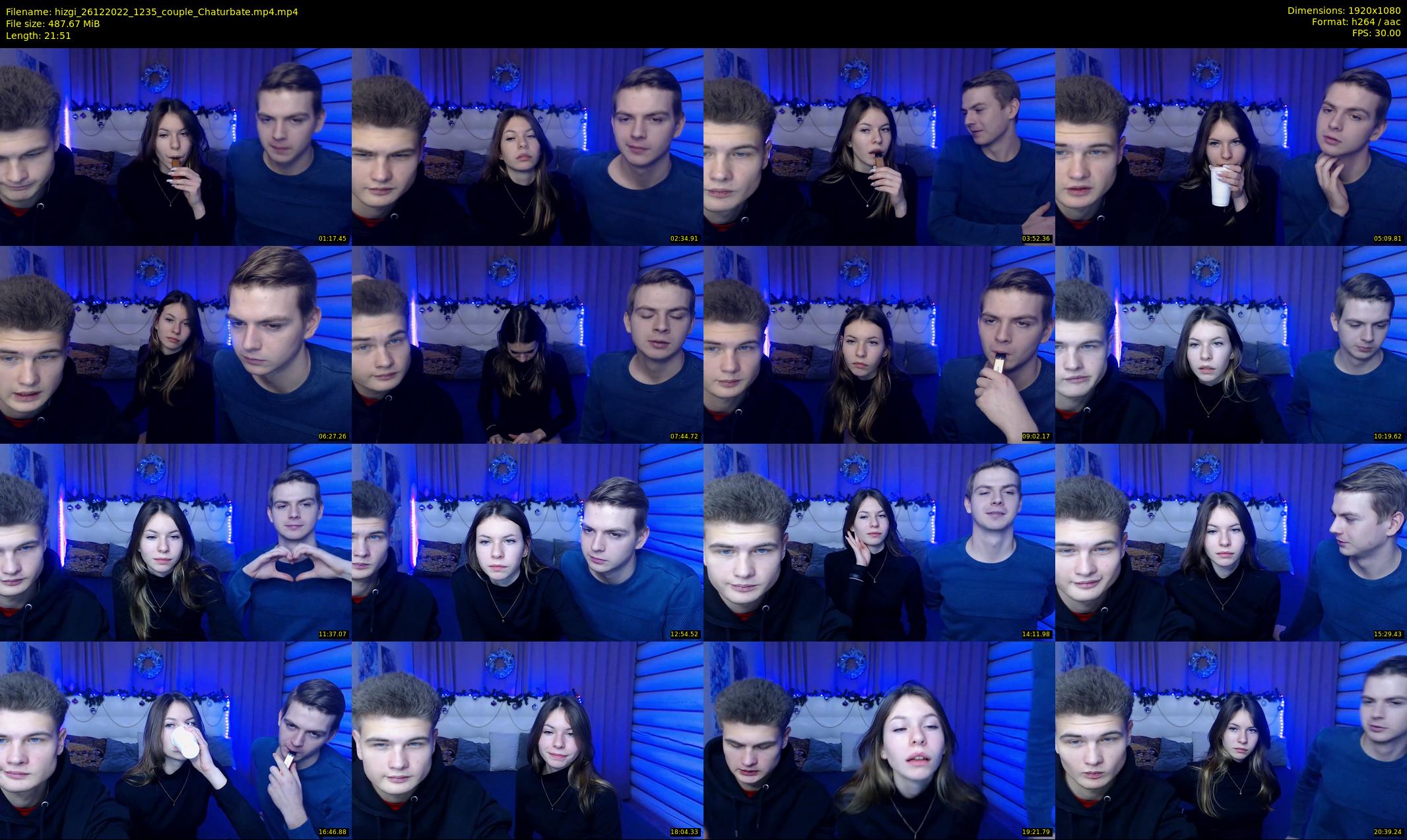 hizgi — 22 minute Chaturbate couple cam show recording, 1080p, Dec 26, 2022