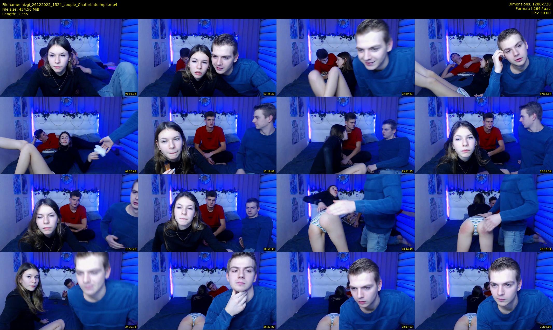 hizgi — 32 minute Chaturbate couple cam show recording, 720p, Dec 26, 2022