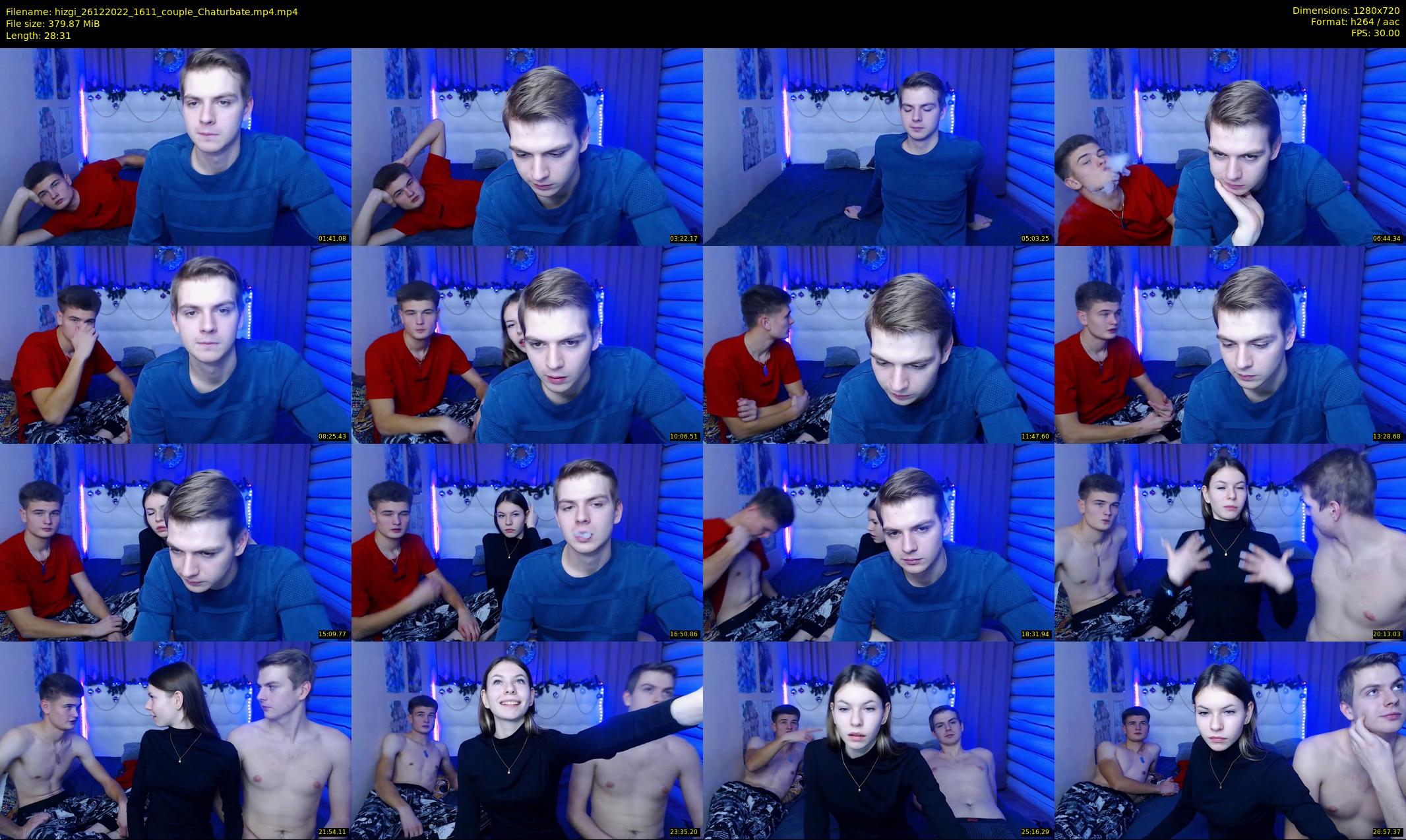 hizgi — 29 minute Chaturbate couple cam show recording, 720p, Dec 26, 2022