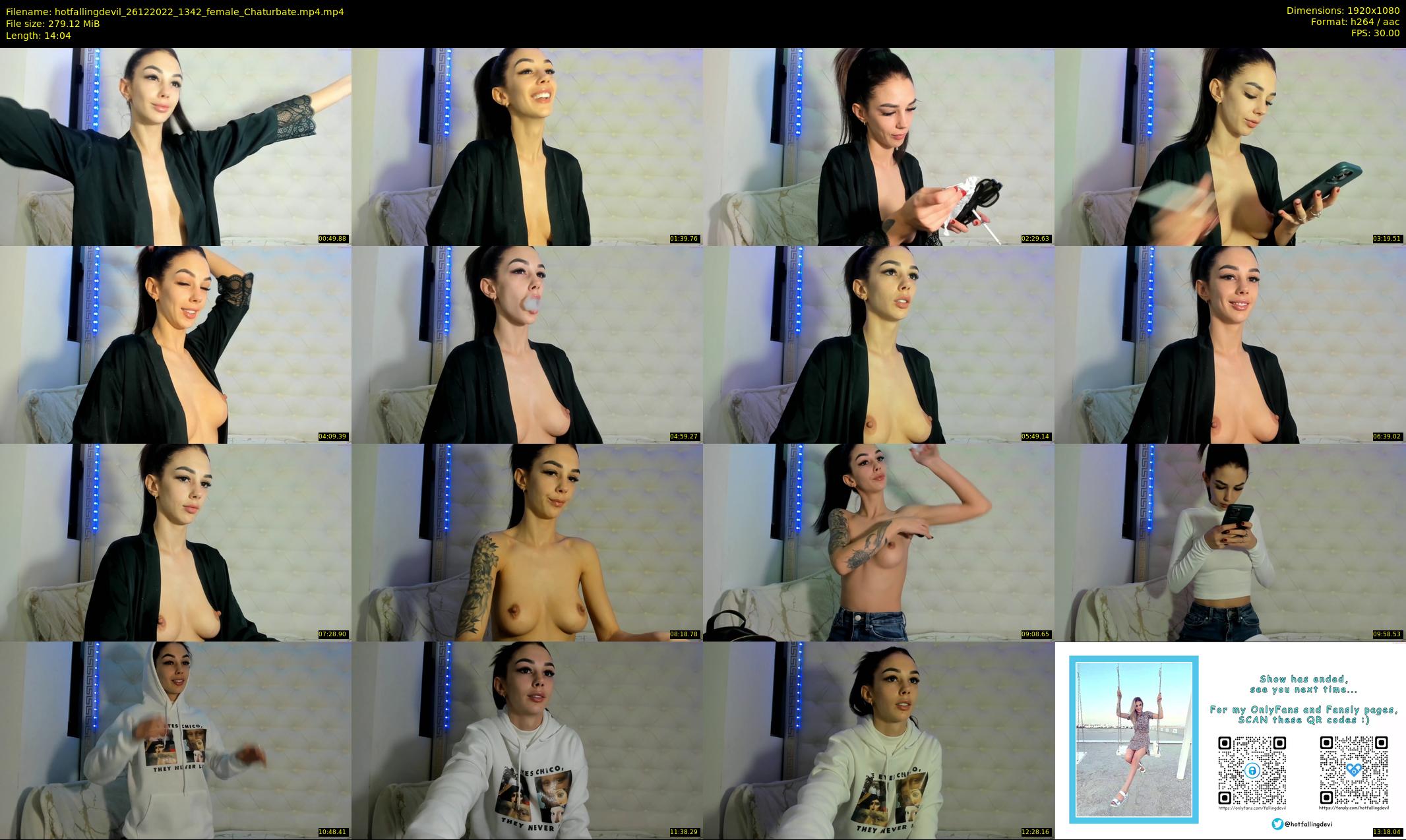 hotfallingdevil — 15 minute Chaturbate female cam show recording, 1080p, Dec 26, 2022