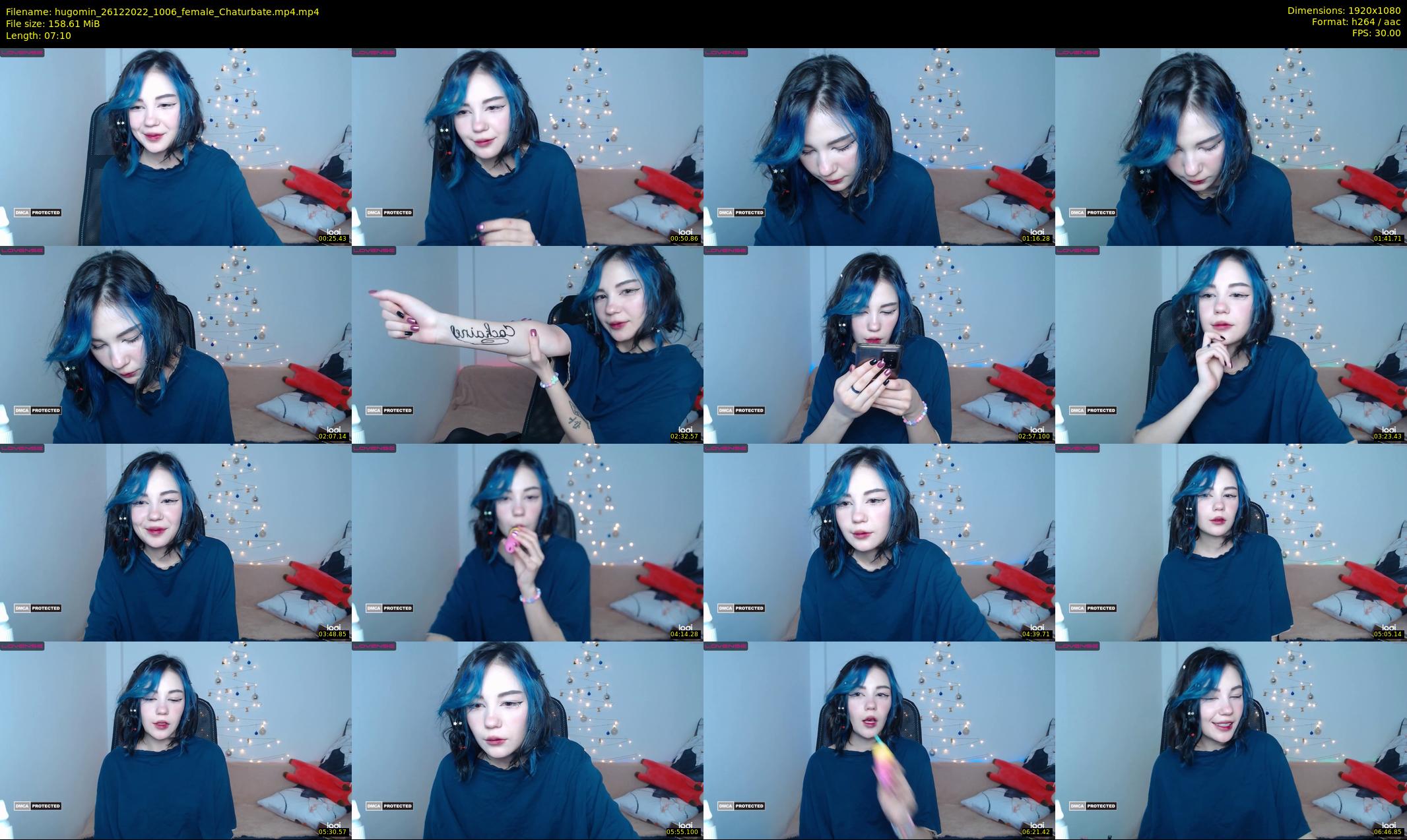 hugomin — 8 minute Chaturbate female cam show recording, 1080p, Dec 26, 2022