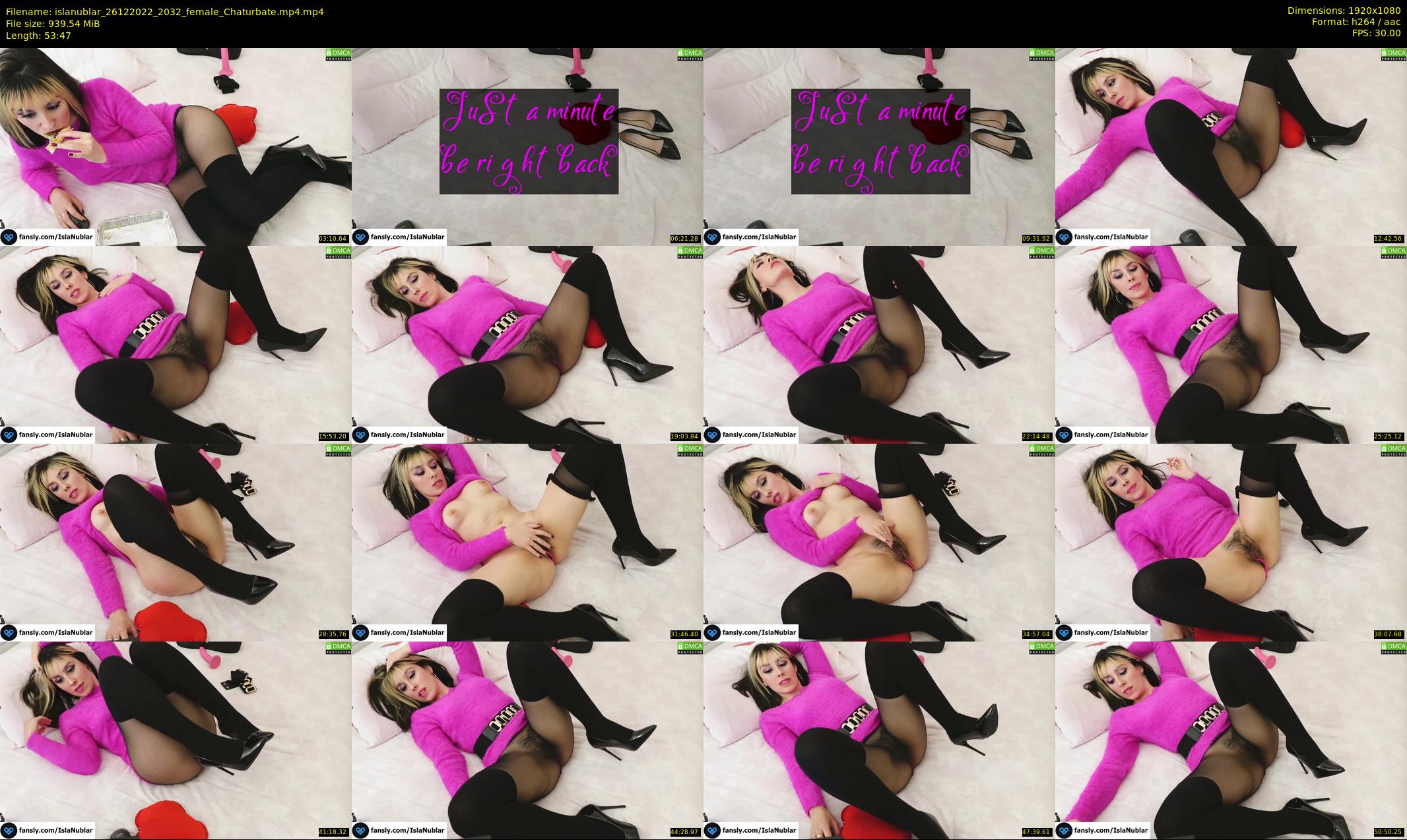 islanublar — 54 minute Chaturbate female cam show recording, 1080p, Dec 26, 2022