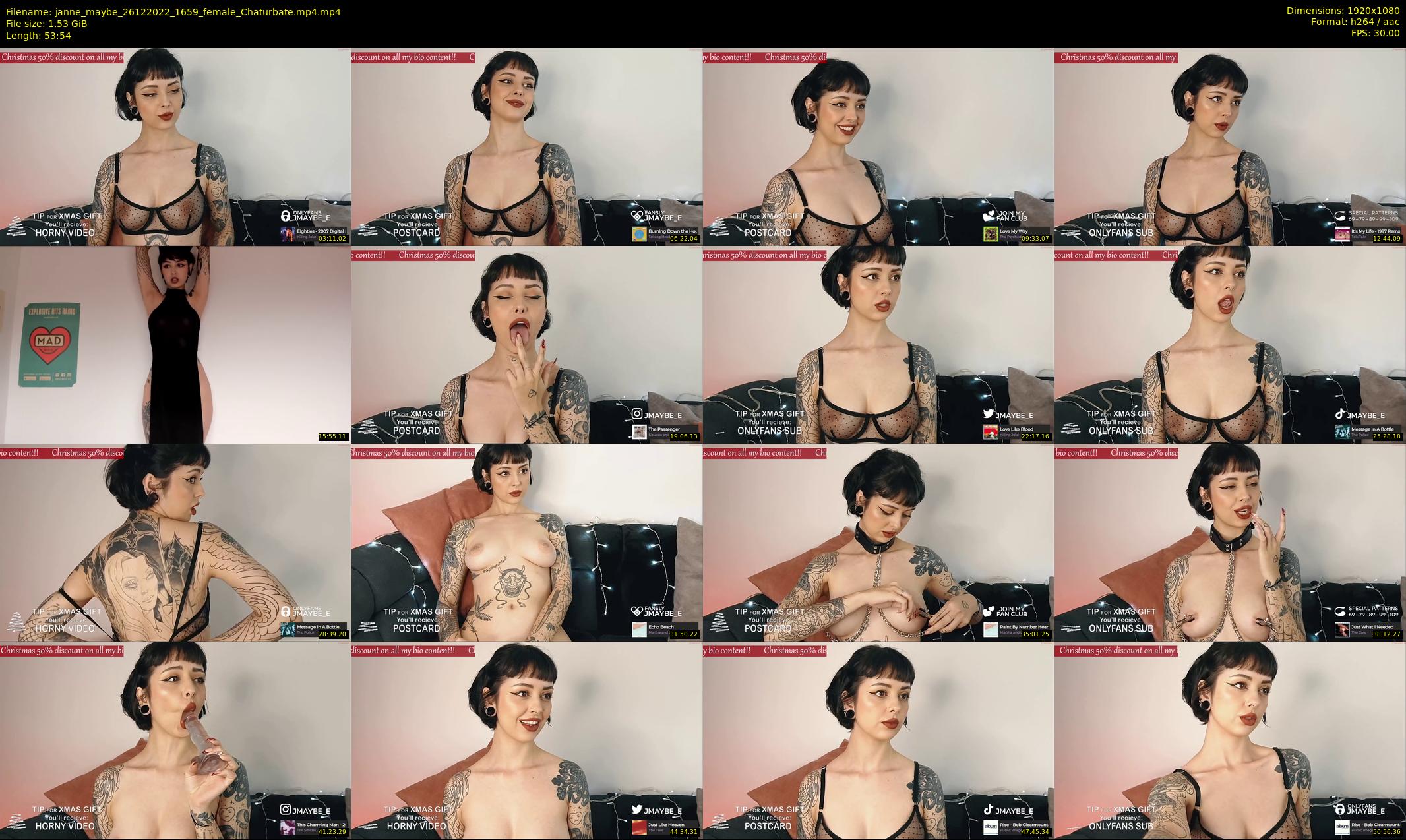 janne_maybe — 54 minute Chaturbate female cam show recording, 1080p, Dec 26, 2022
