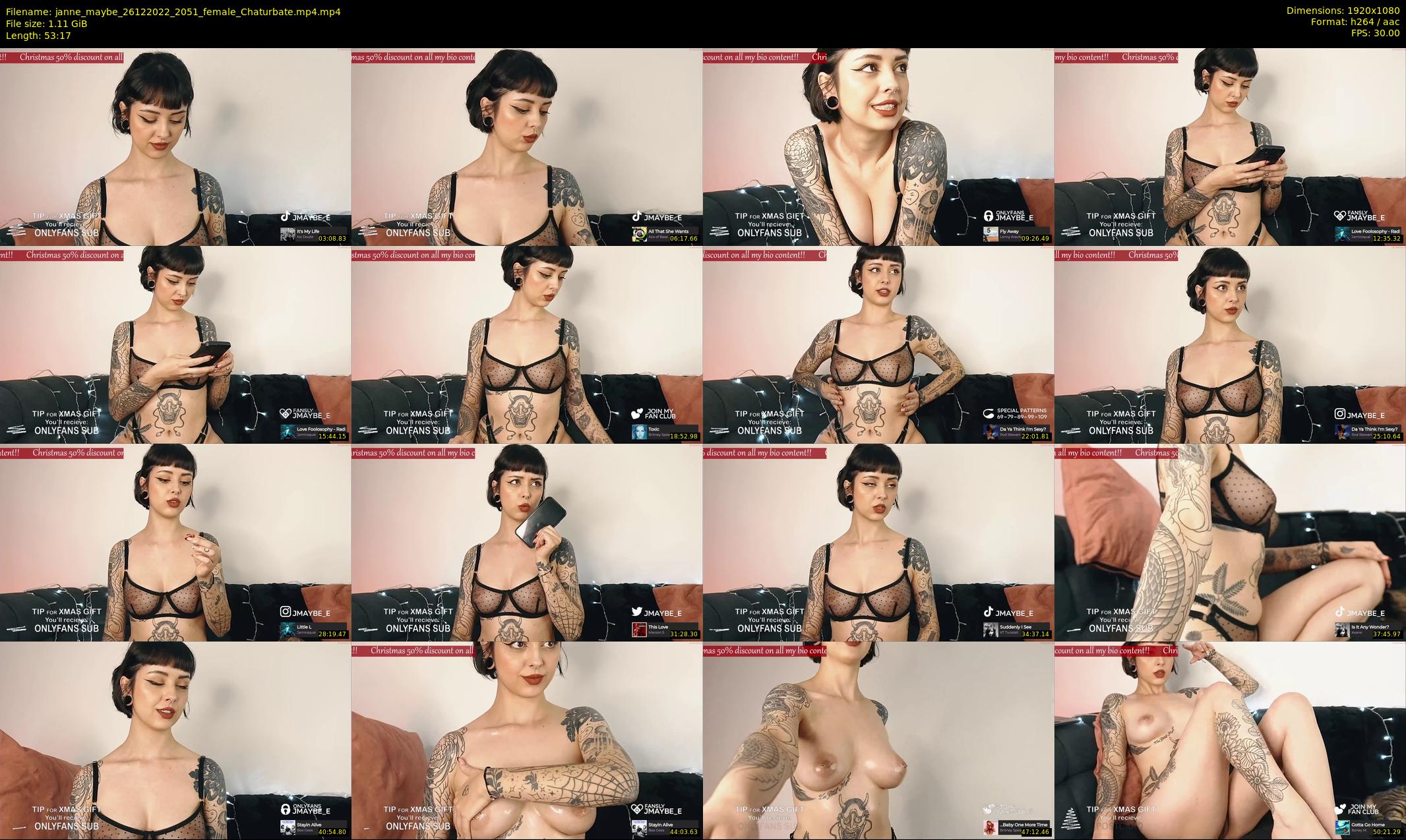 janne_maybe — 54 minute Chaturbate female cam show recording, 1080p, Dec 26, 2022
