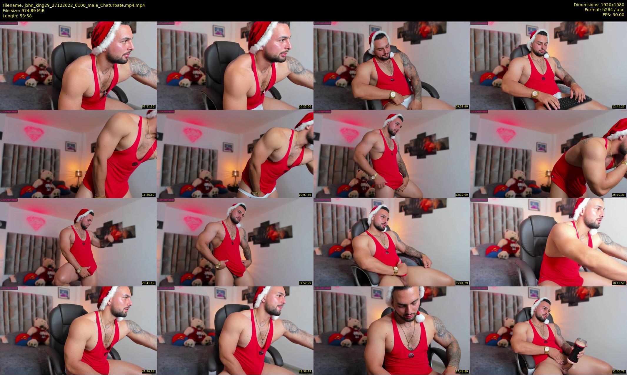 john_king29 — 54 minute Chaturbate male cam show recording, 1080p, Dec 27, 2022