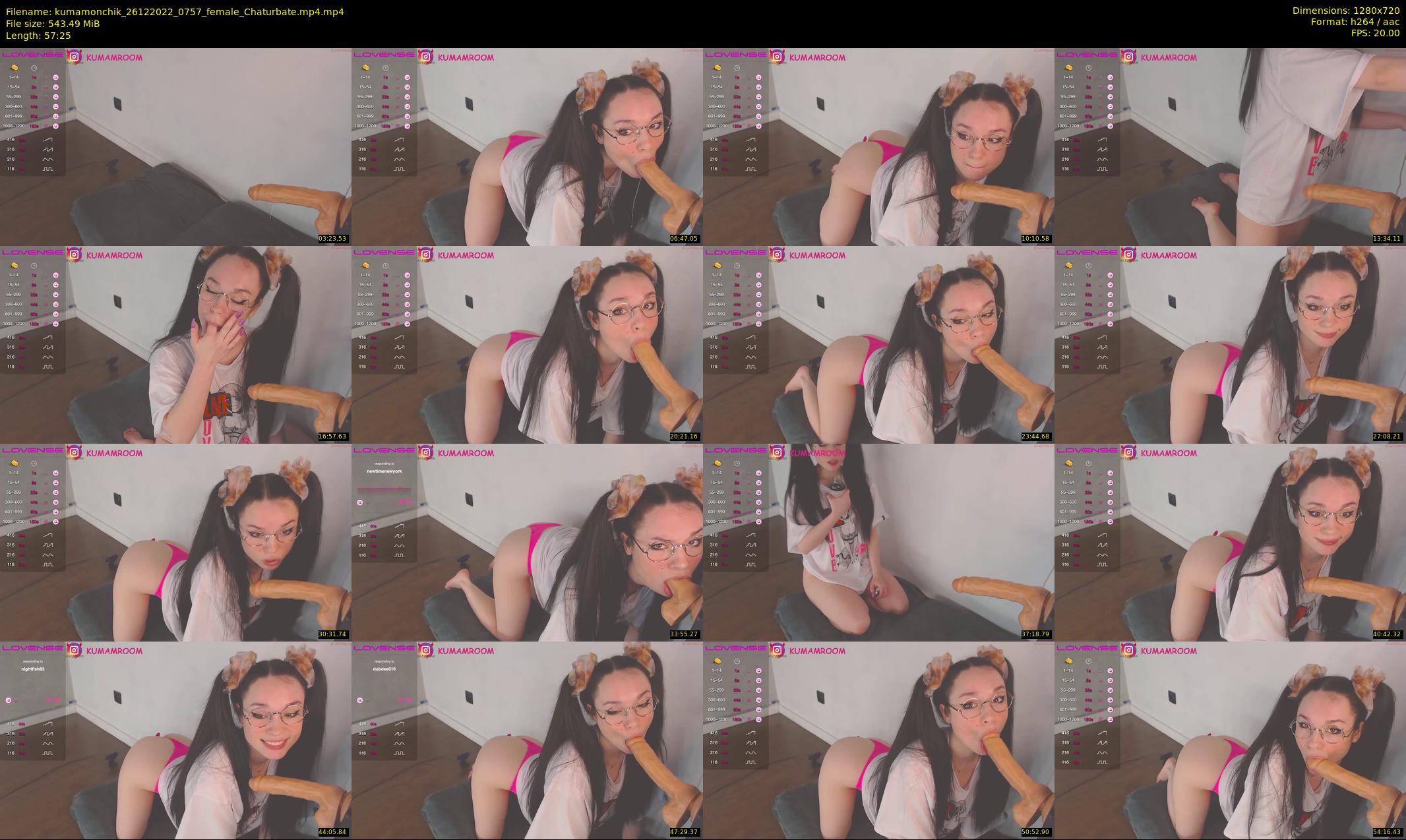 kumamonchik — 58 minute Chaturbate couple cam show recording, 720p, Dec 26, 2022