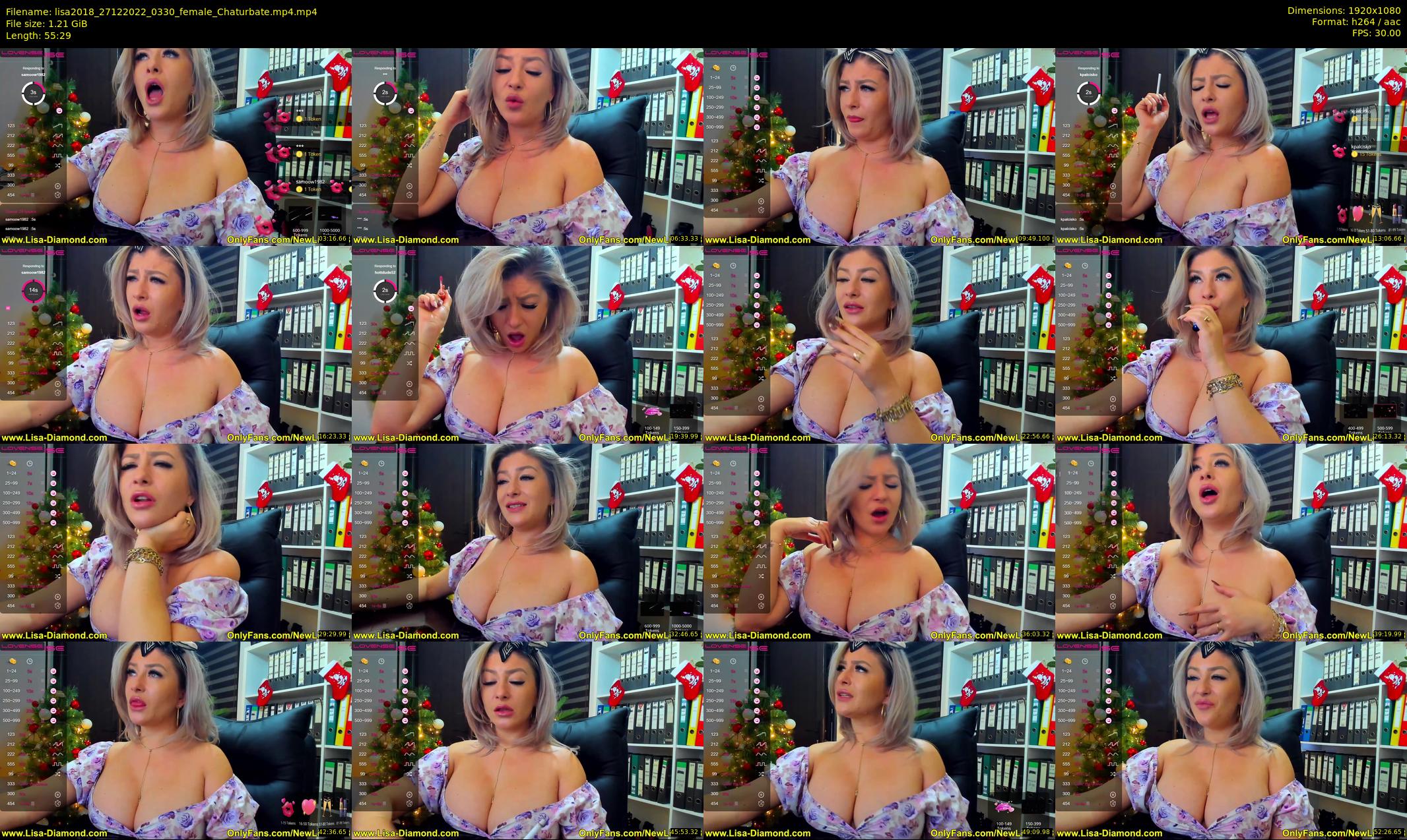 lisa2018 — 56 minute Chaturbate female cam show recording, 1080p, Dec 27, 2022