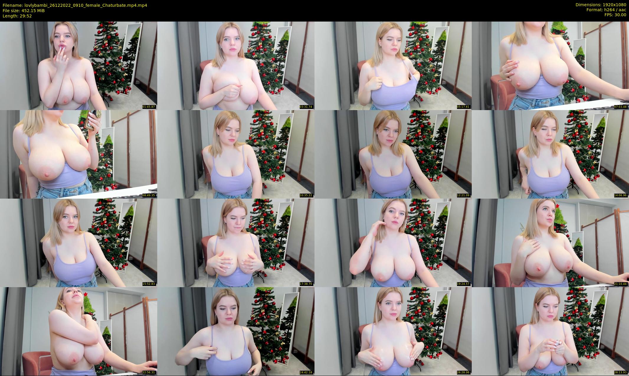 lovlybambi — 30 minute Chaturbate female cam show recording, 1080p, Dec 26, 2022