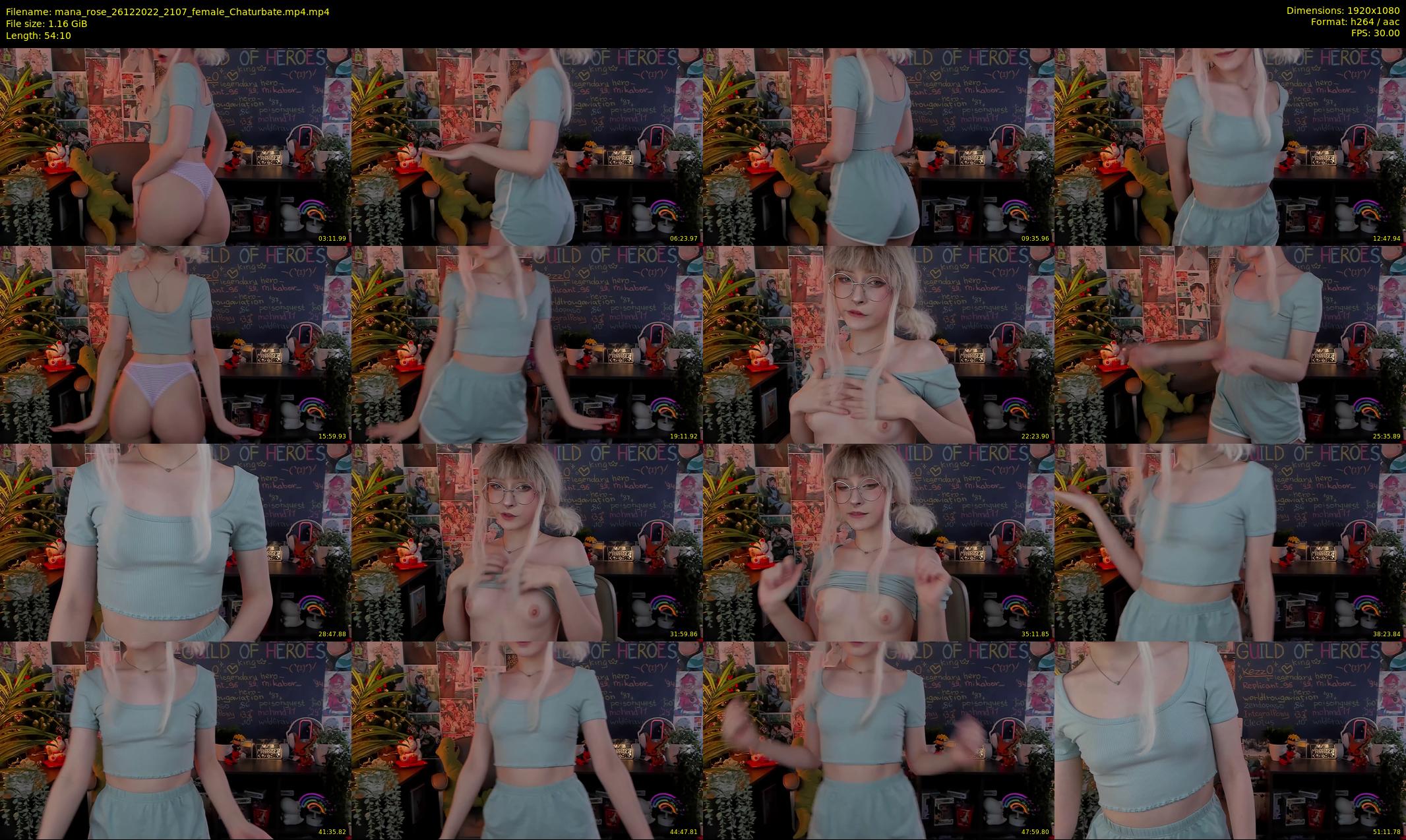 mana_rose — 55 minute Chaturbate female cam show recording, 1080p, Dec 26, 2022