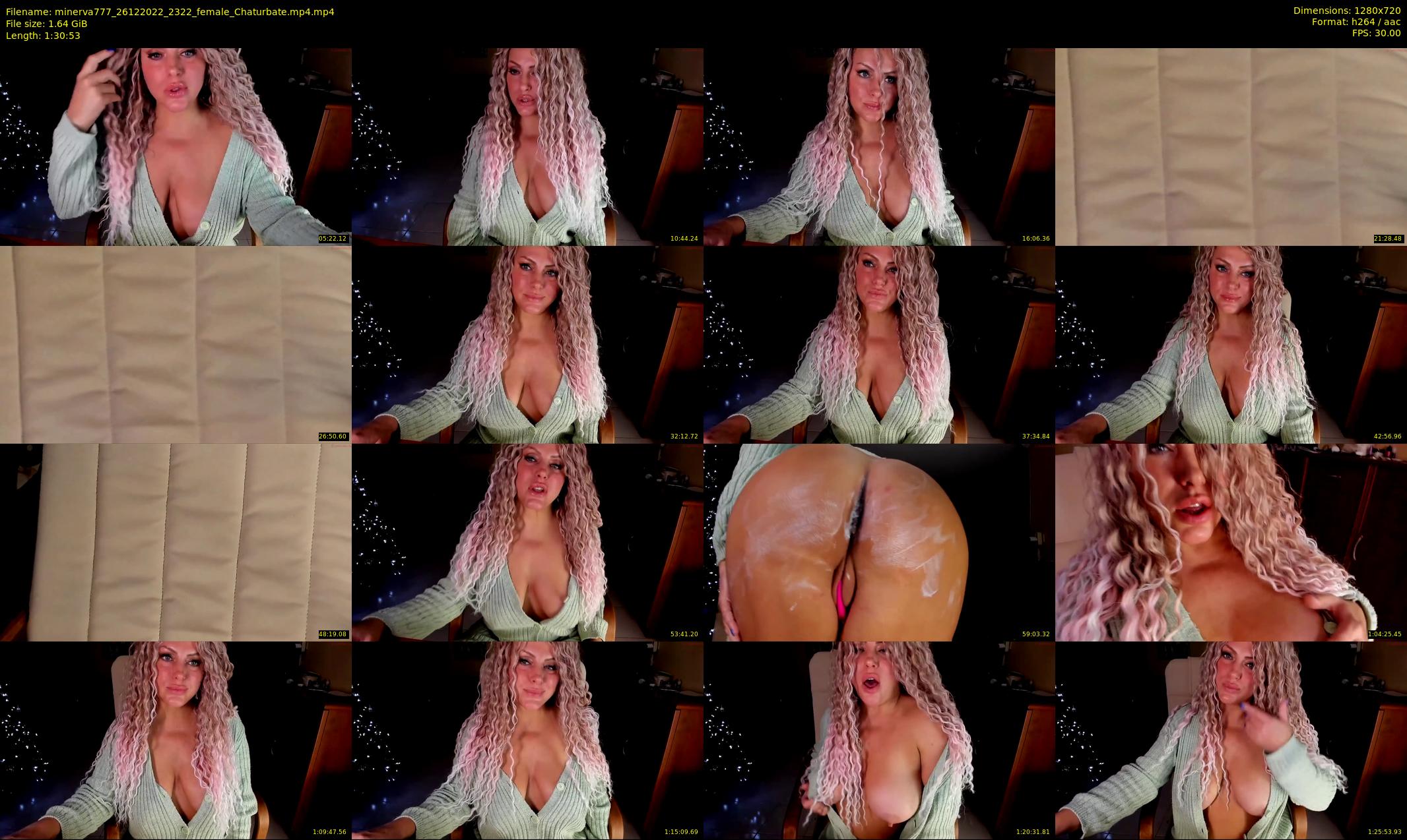 minerva777 — 91 minute Chaturbate female cam show recording, 720p, Dec 26, 2022