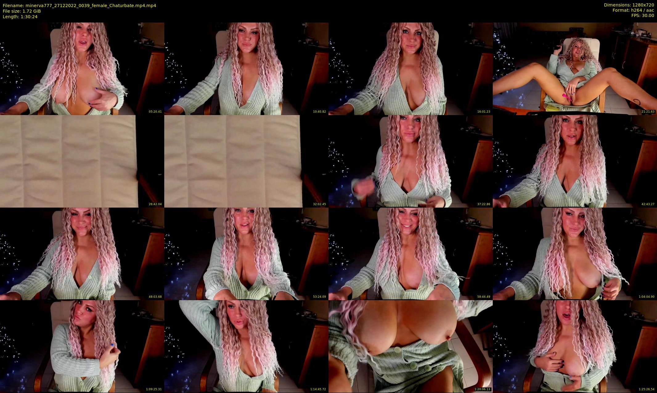 minerva777 — 91 minute Chaturbate female cam show recording, 720p, Dec 27, 2022