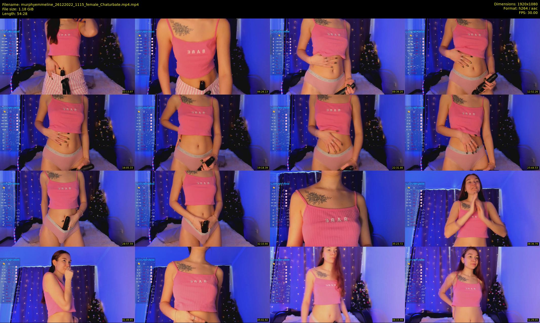 murphyemmeline — 55 minute Chaturbate female cam show recording, 1080p, Dec 26, 2022
