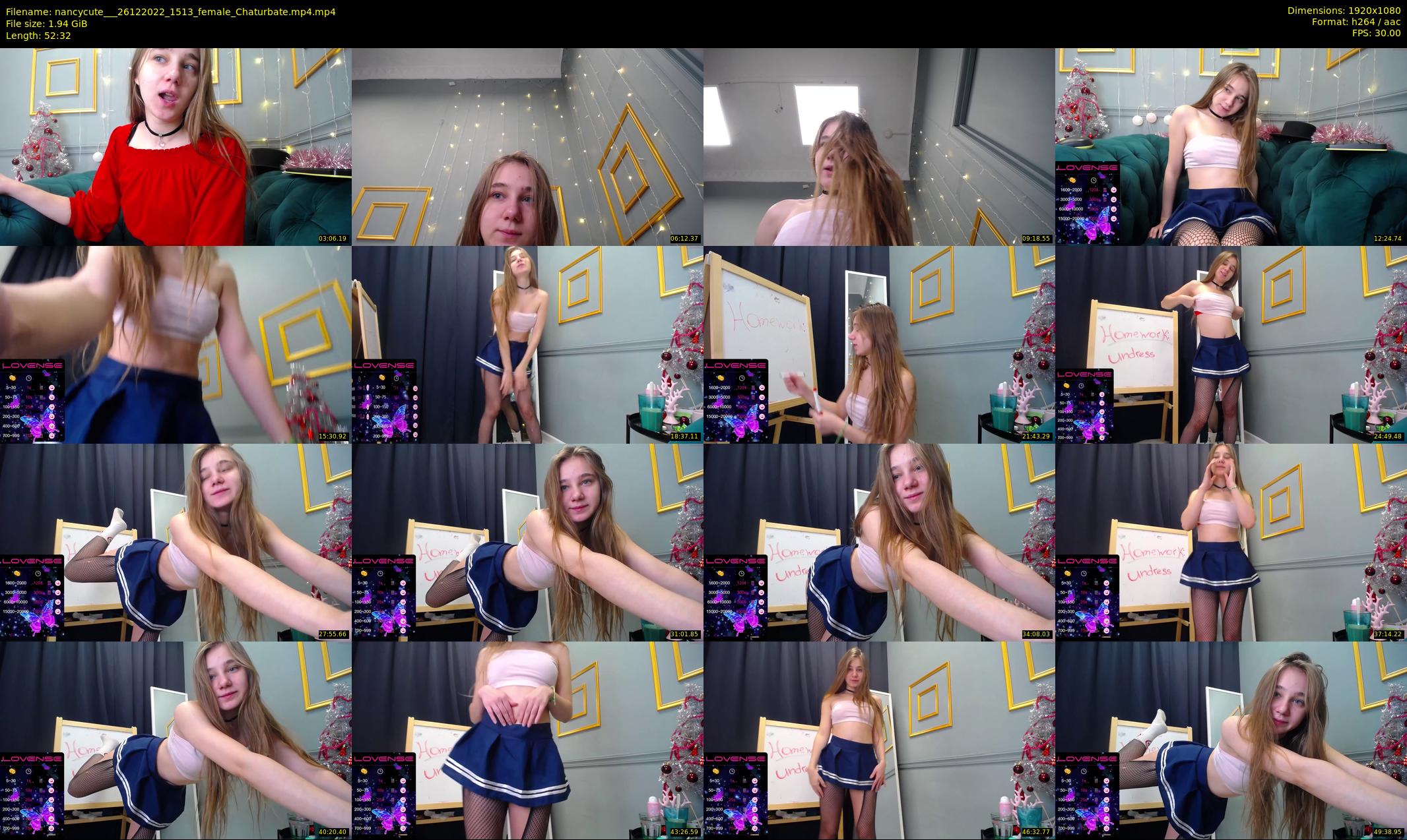 nancycute__ — 53 minute Chaturbate female cam show recording, 1080p, Dec 26, 2022