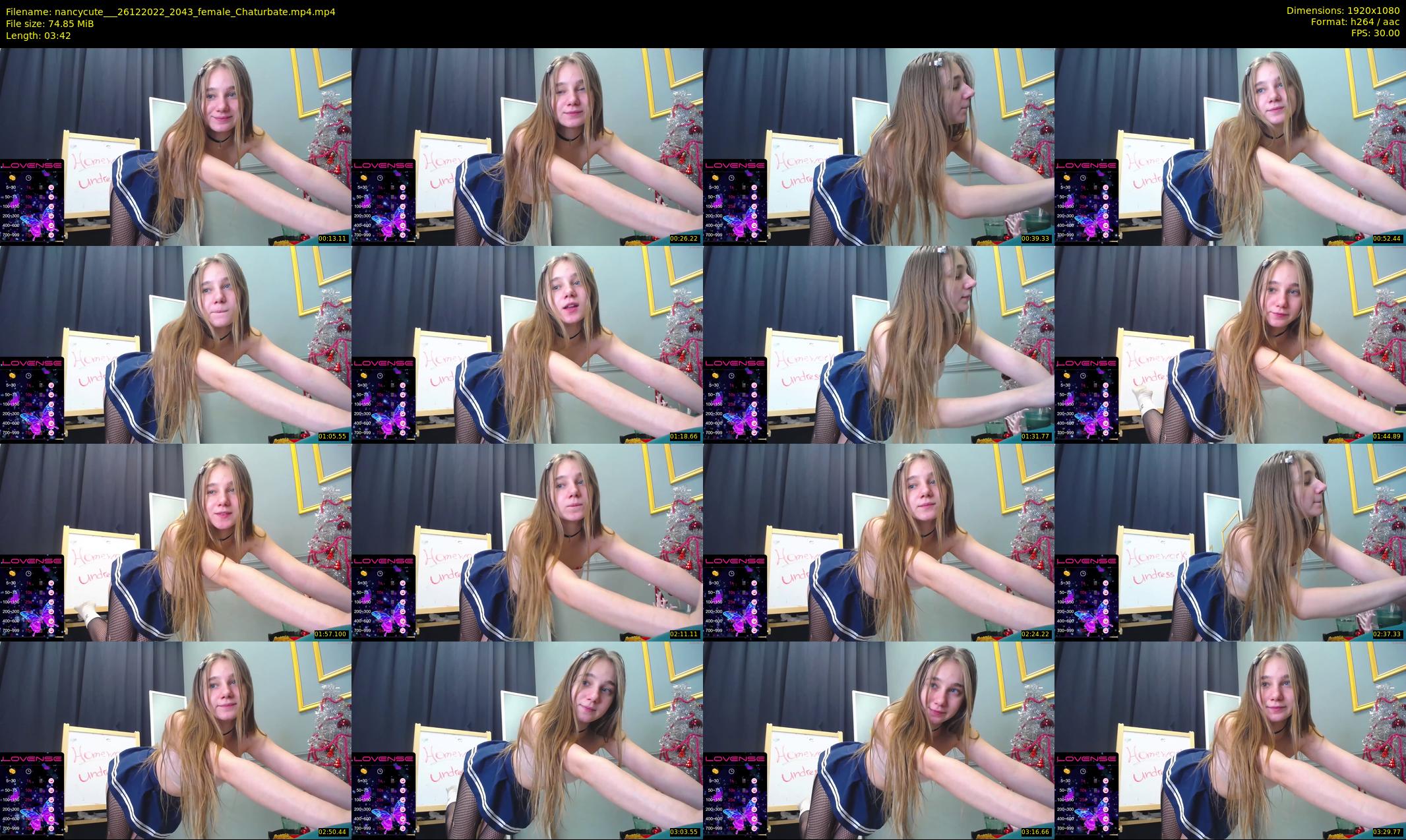 nancycute__ — 4 minute Chaturbate female cam show recording, 1080p, Dec 26, 2022