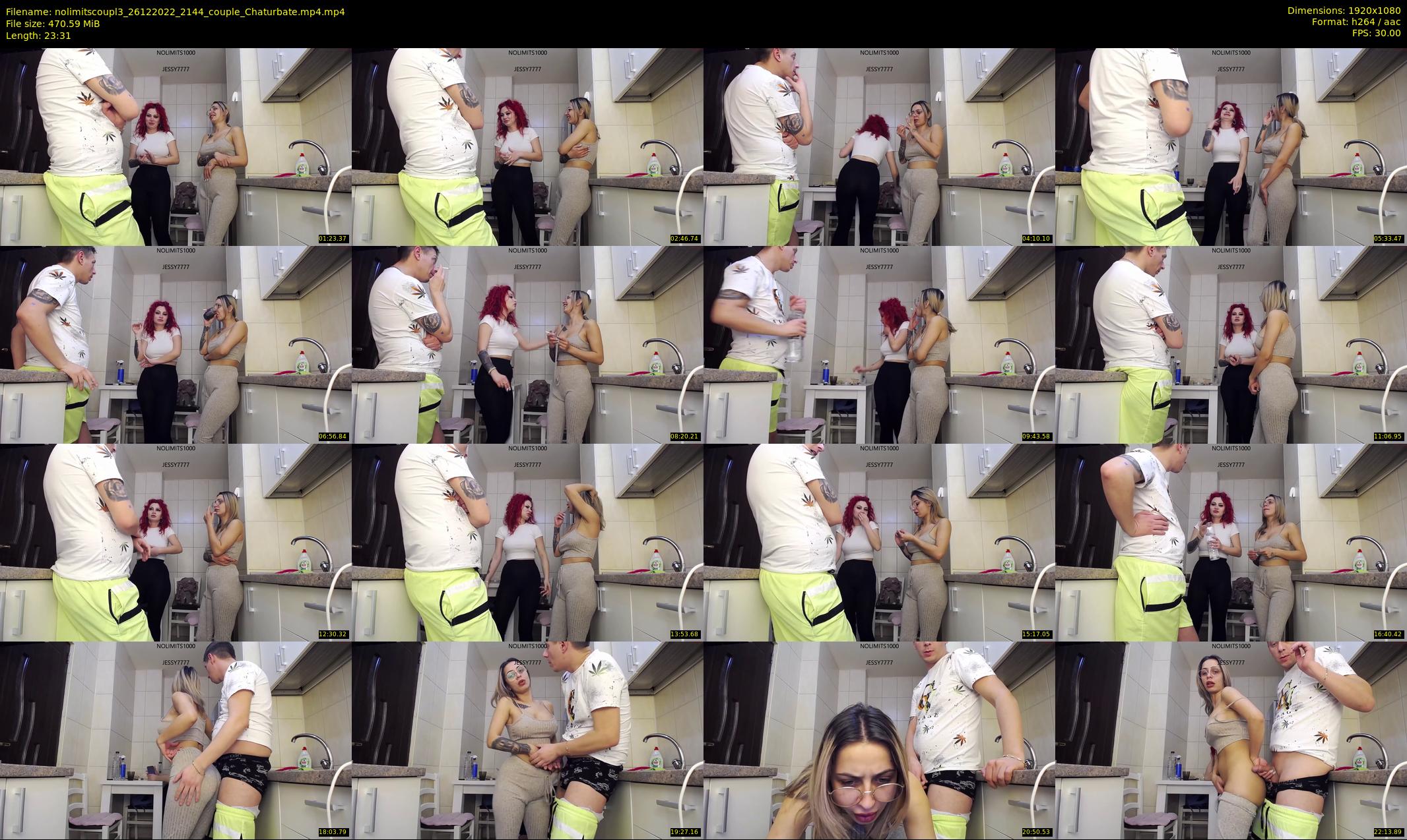 nolimitscoupl3 — 24 minute Chaturbate couple cam show recording, 1080p, Dec 26, 2022