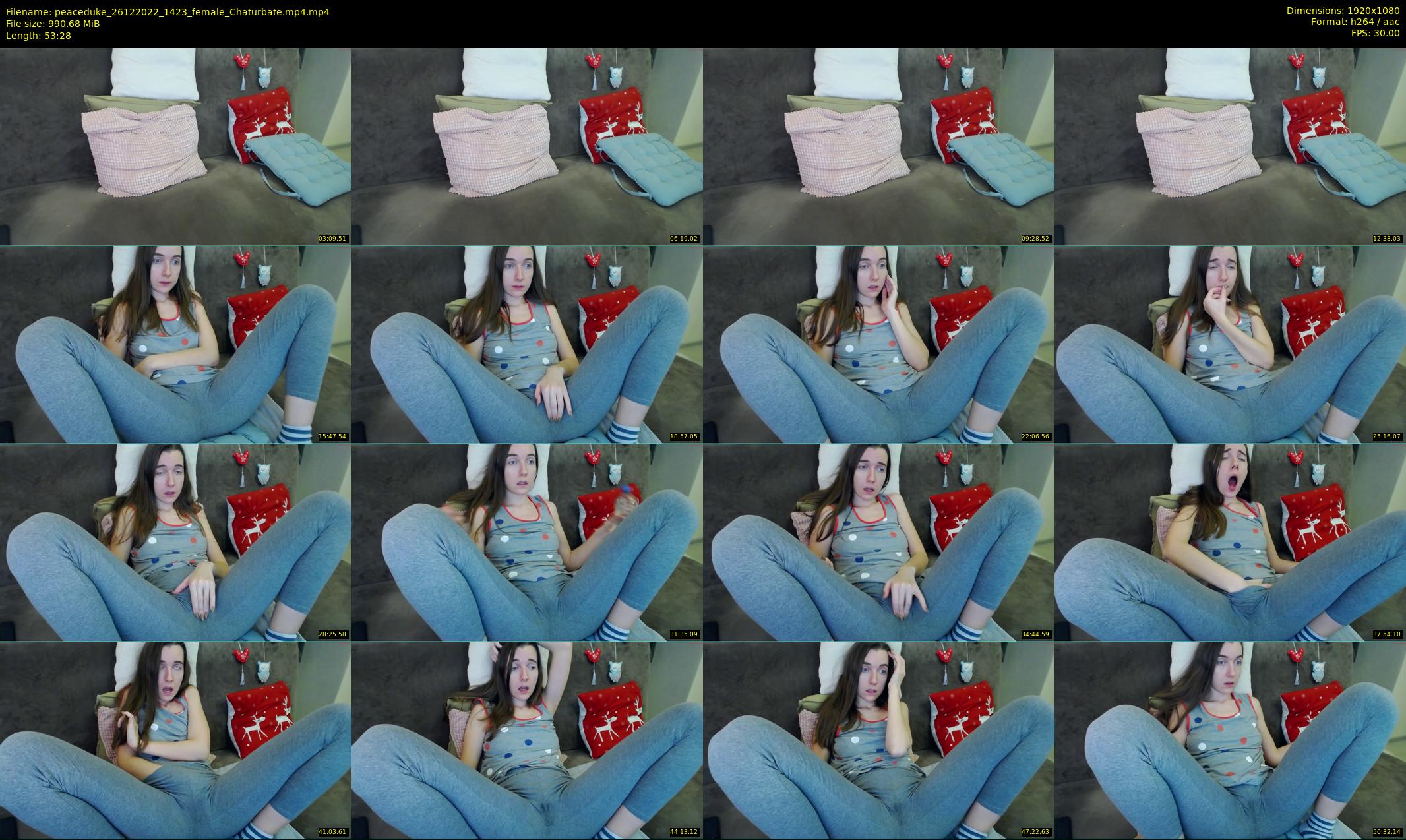 peaceduke — 54 minute Chaturbate female cam show recording, 1080p, Dec 26, 2022