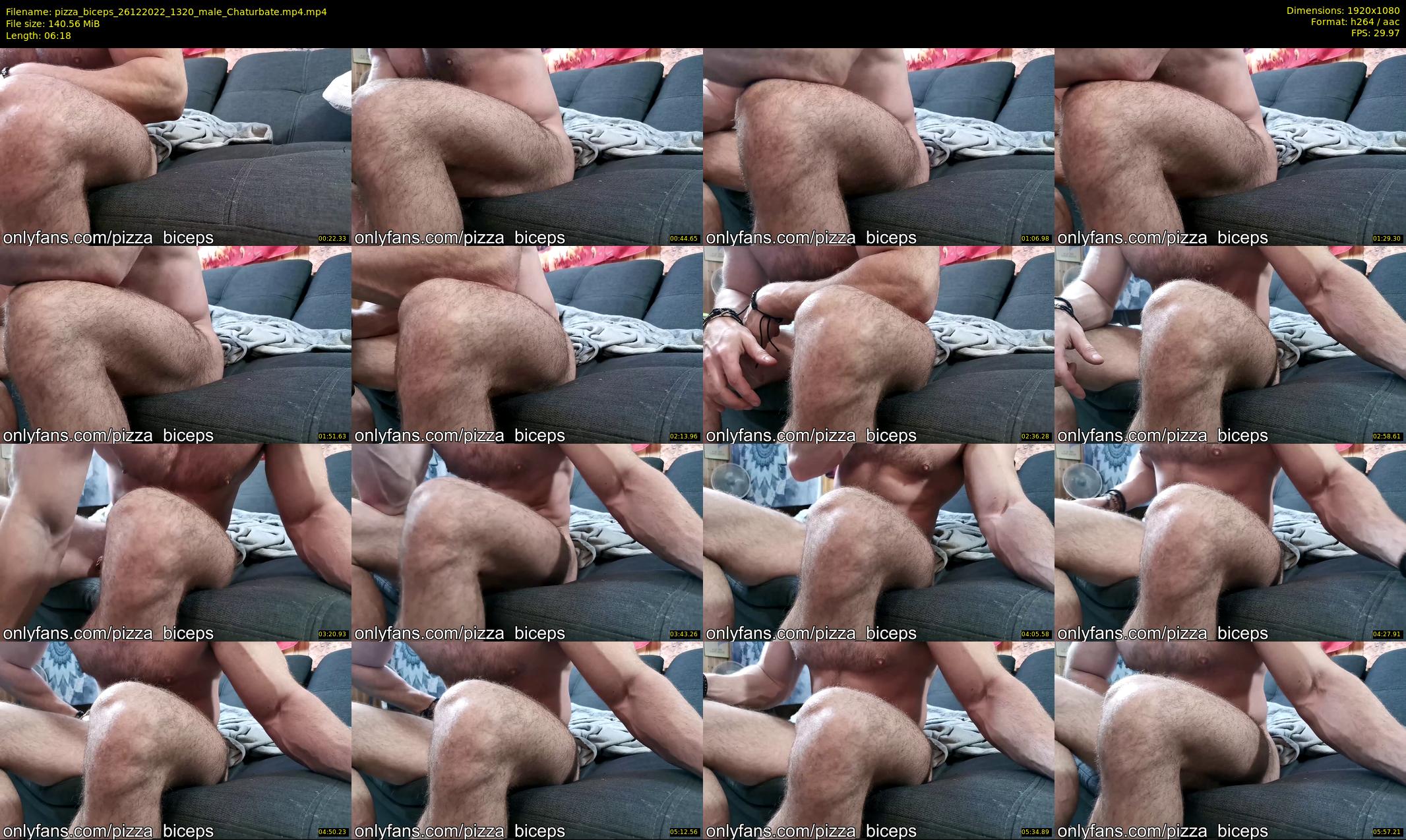 pizza_biceps — 7 minute Chaturbate male cam show recording, 1080p, Dec 26, 2022