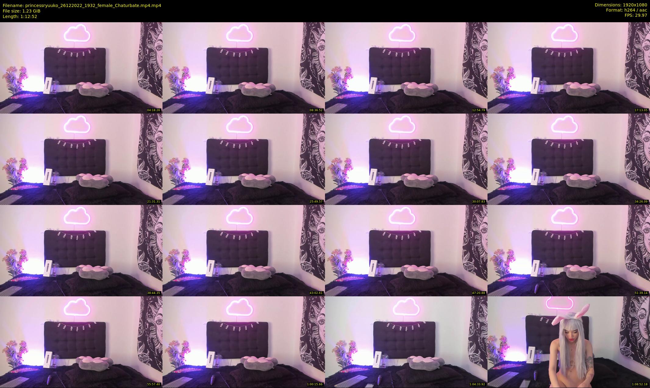princessryuuko — 73 minute Chaturbate female cam show recording, 1080p, Dec 26, 2022