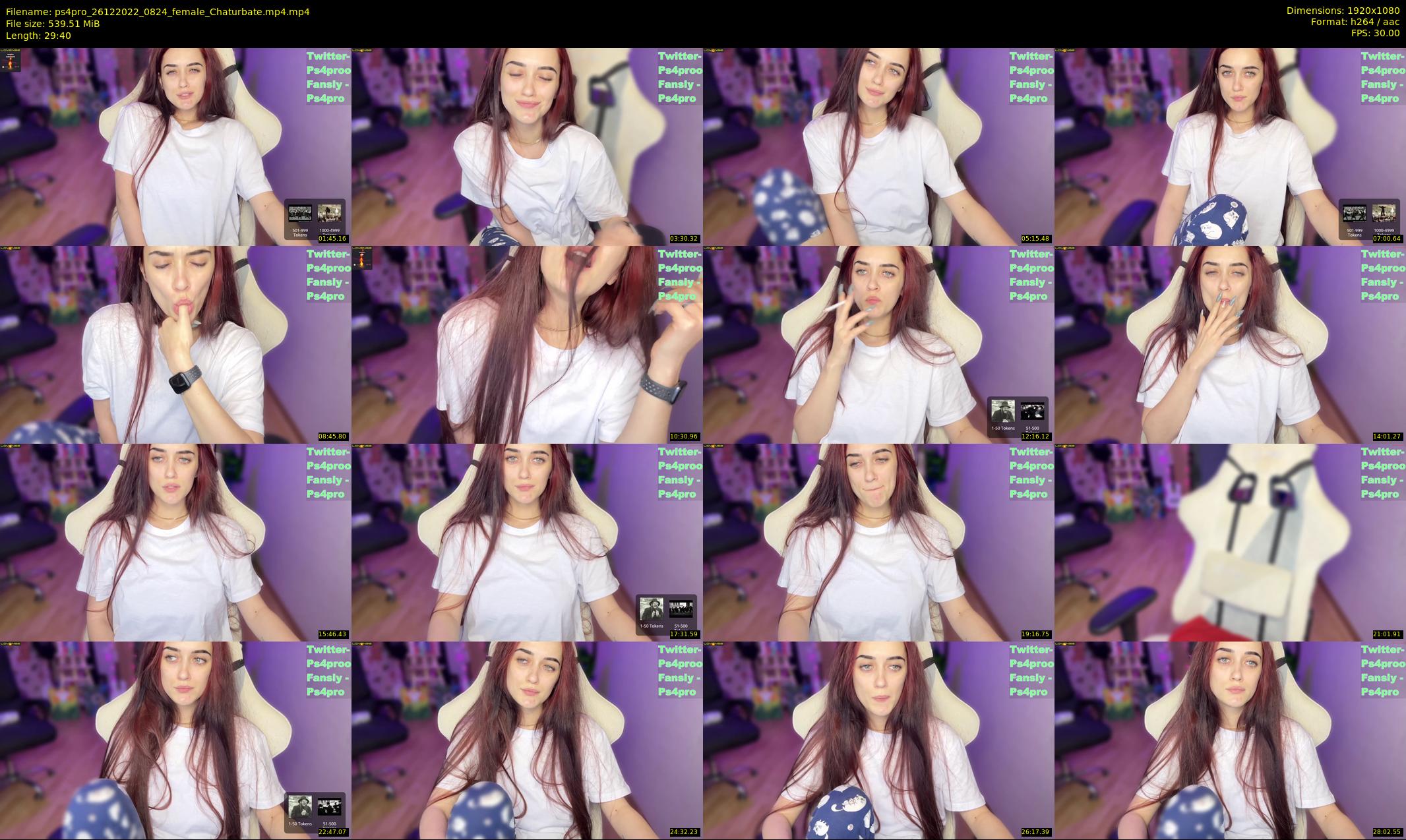 ps4pro — 30 minute Chaturbate female cam show recording, 1080p, Dec 26, 2022