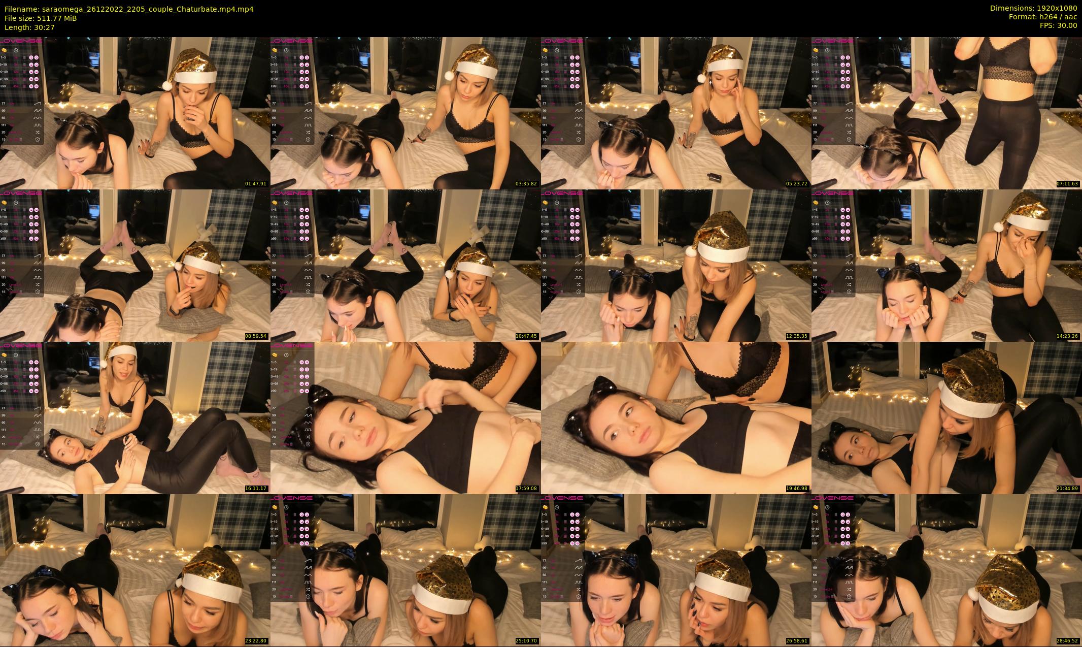 saraomega — 31 minute Chaturbate couple cam show recording, 1080p, Dec 26, 2022