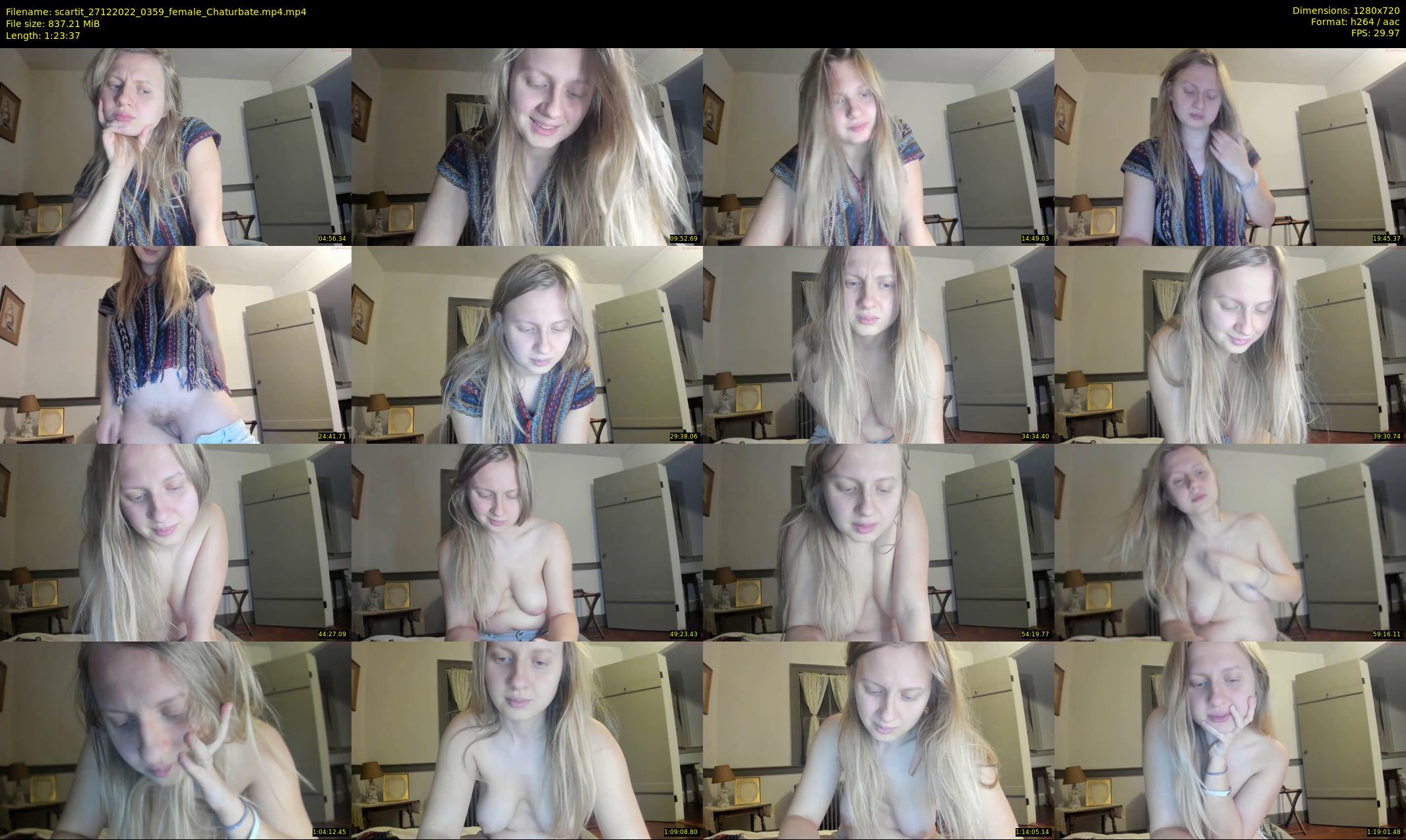 scartit — 84 minute Chaturbate female cam show recording, 720p, Dec 27, 2022